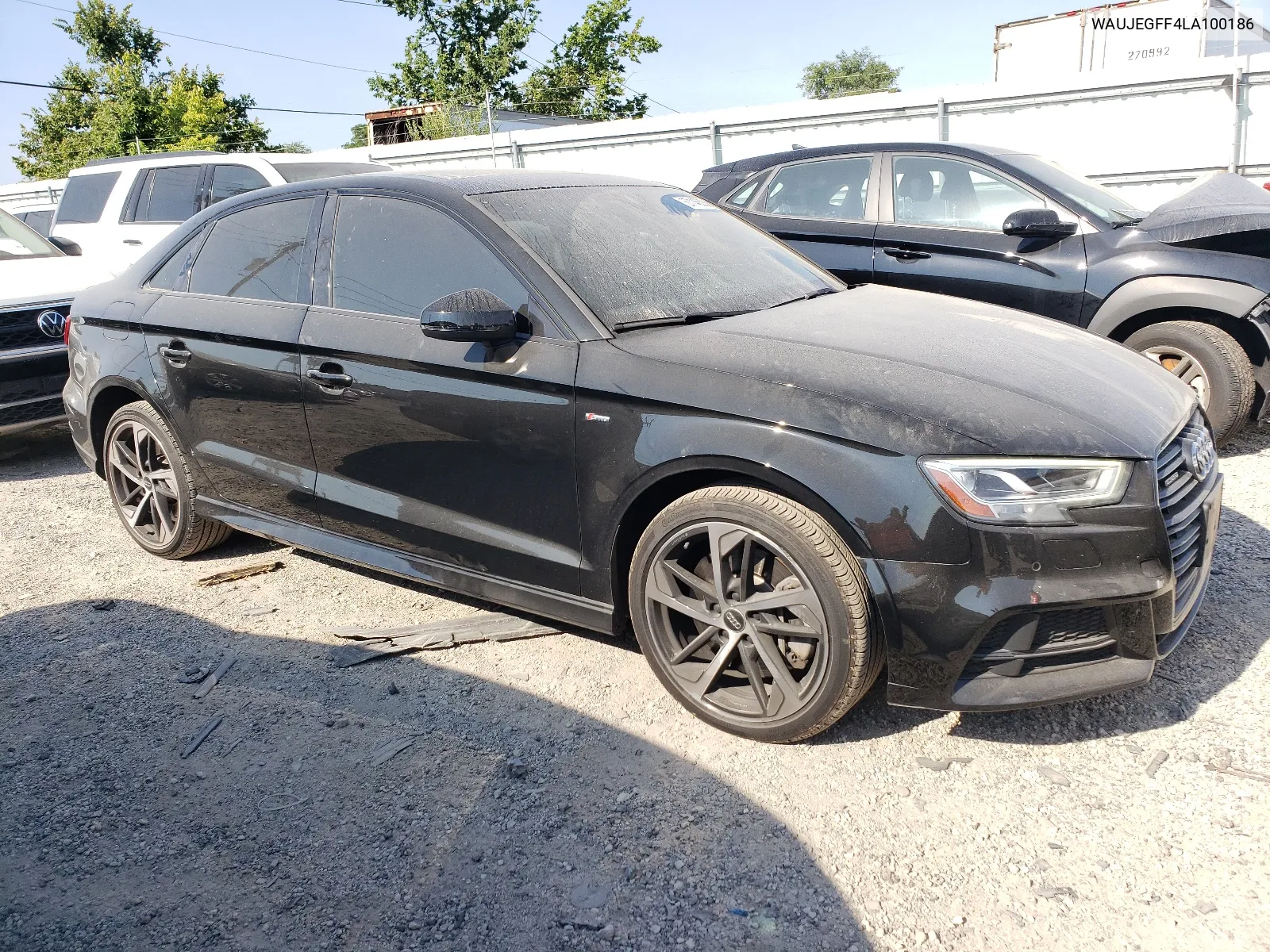 2020 Audi A3 S-Line Premium Plus VIN: WAUJEGFF4LA100186 Lot: 67146384