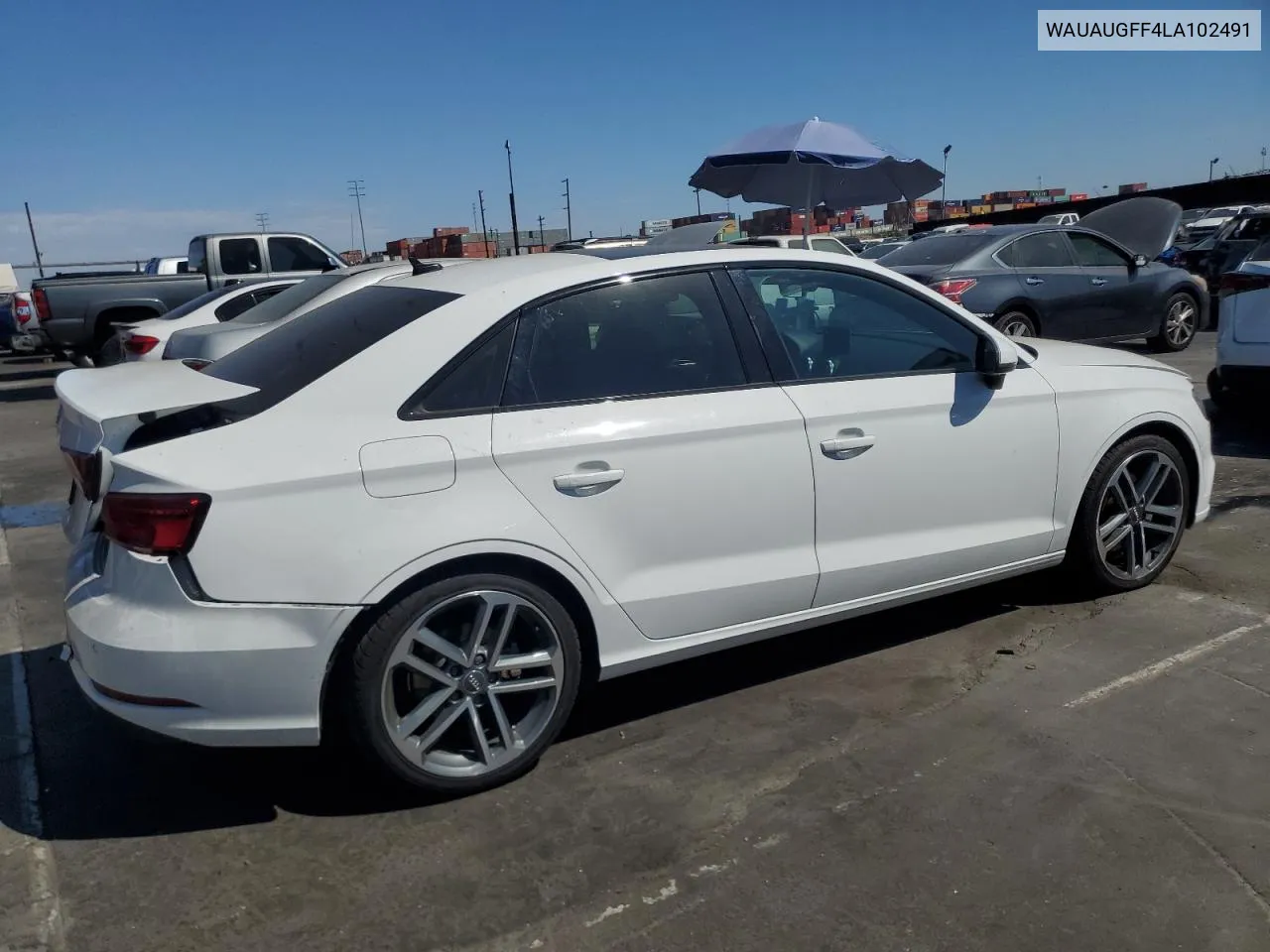 2020 Audi A3 Premium VIN: WAUAUGFF4LA102491 Lot: 70337884