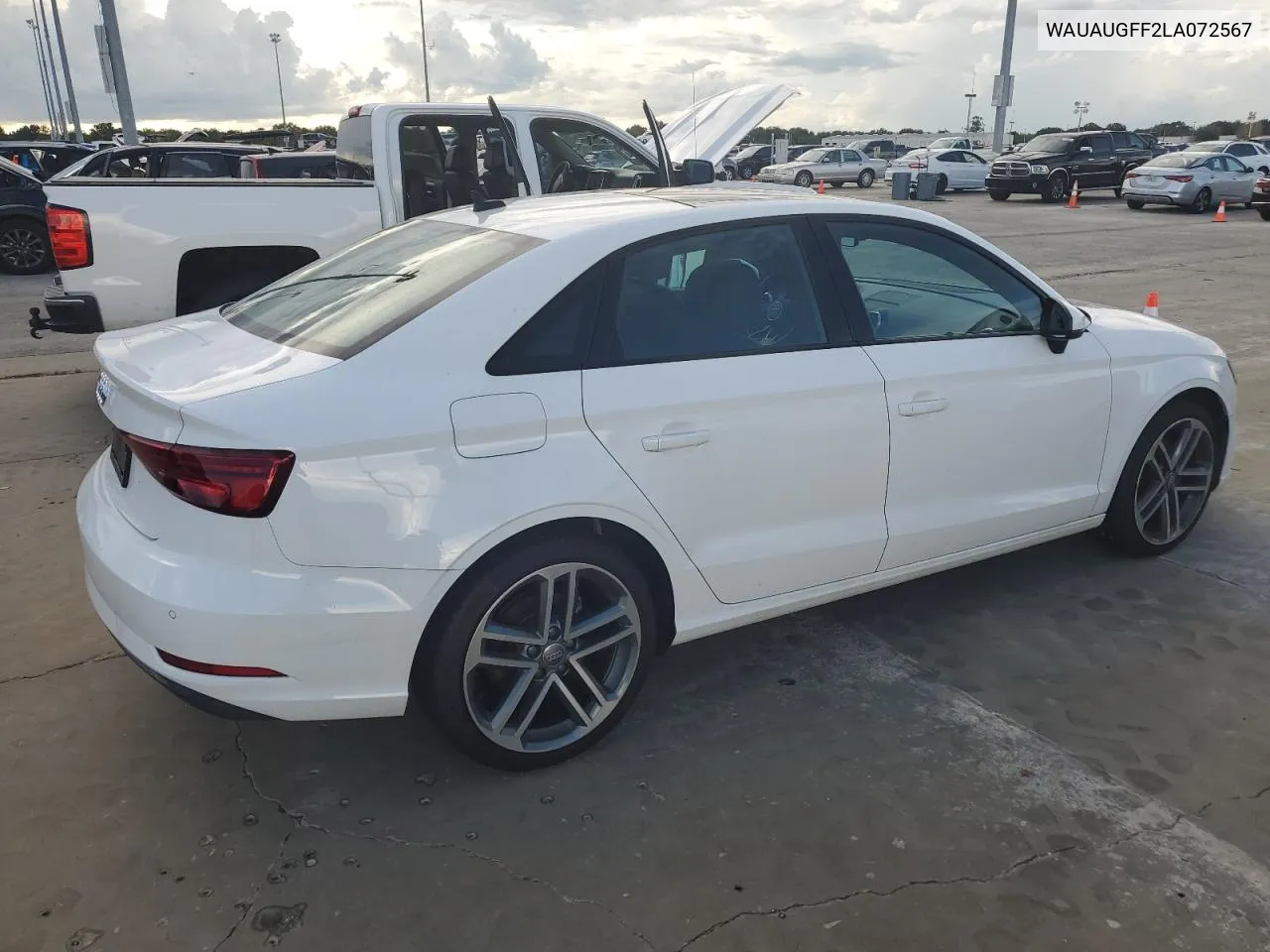 2020 Audi A3 Premium VIN: WAUAUGFF2LA072567 Lot: 73880054