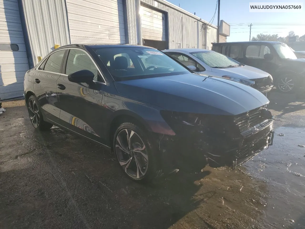 2022 Audi A3 Prestige VIN: WAUJUDGYXNA057669 Lot: 74990213