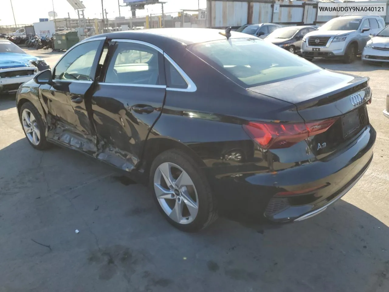 2022 Audi A3 Premium VIN: WAUAUDGY9NA040121 Lot: 80884874