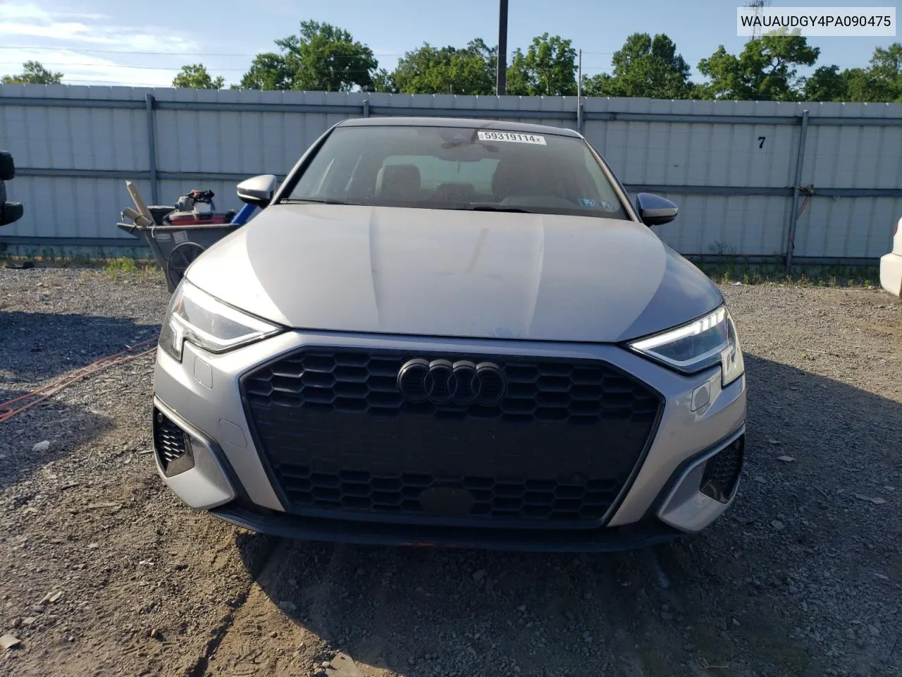 2023 Audi A3 Premium VIN: WAUAUDGY4PA090475 Lot: 59319114