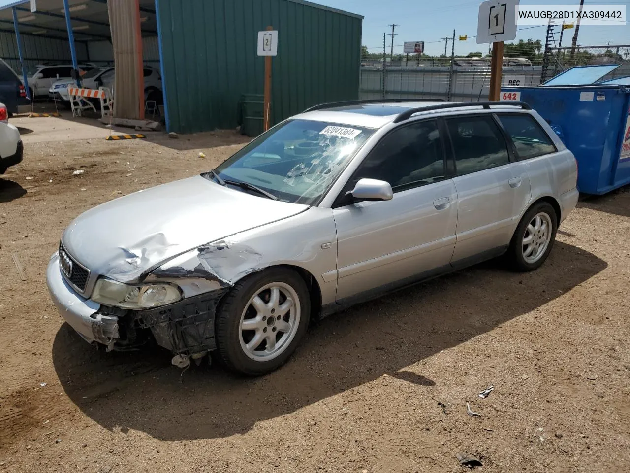 1999 Audi A4 1.8T Avant Quattro VIN: WAUGB28D1XA309442 Lot: 62041384