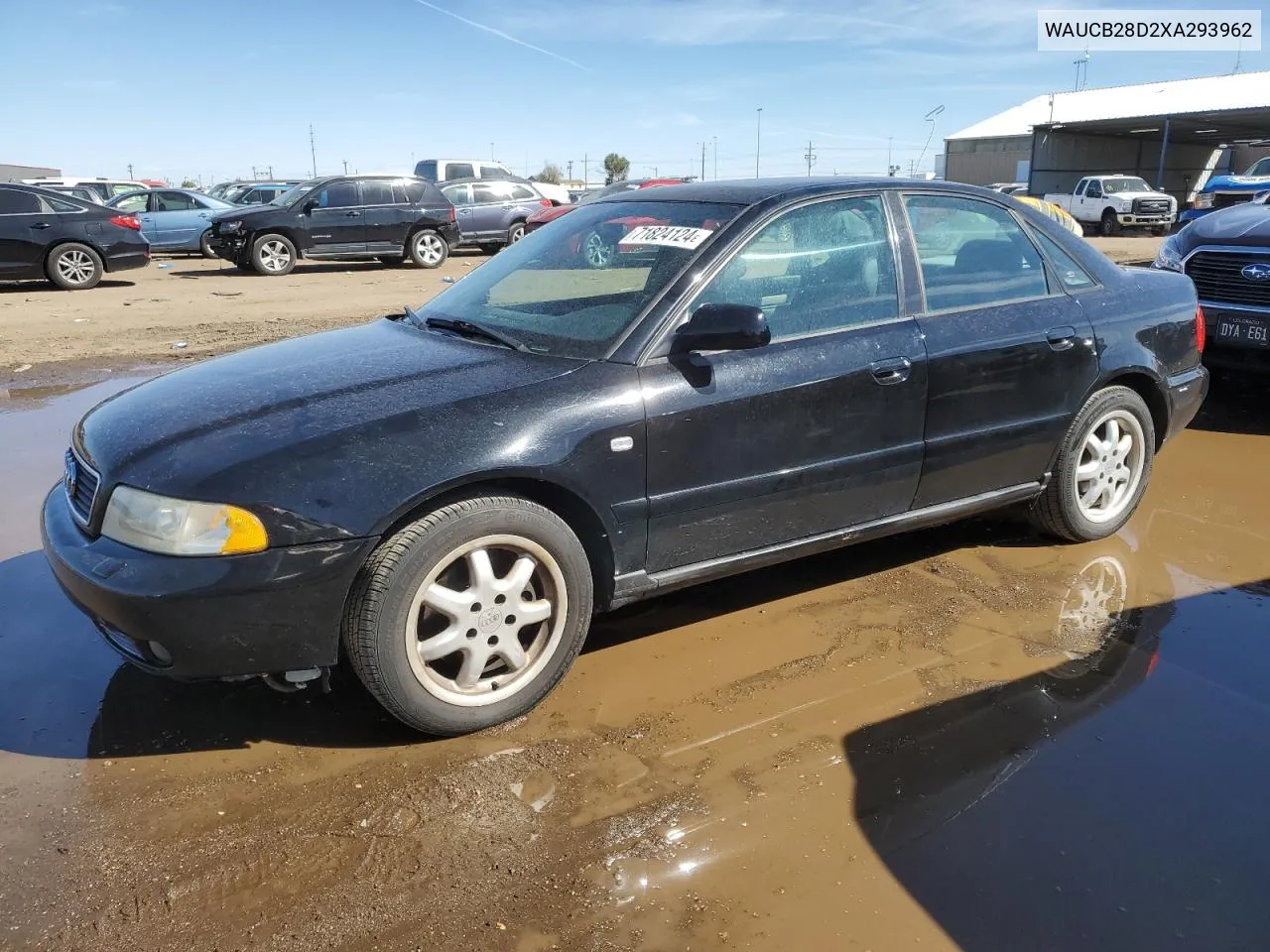 1999 Audi A4 1.8T Quattro VIN: WAUCB28D2XA293962 Lot: 71824124