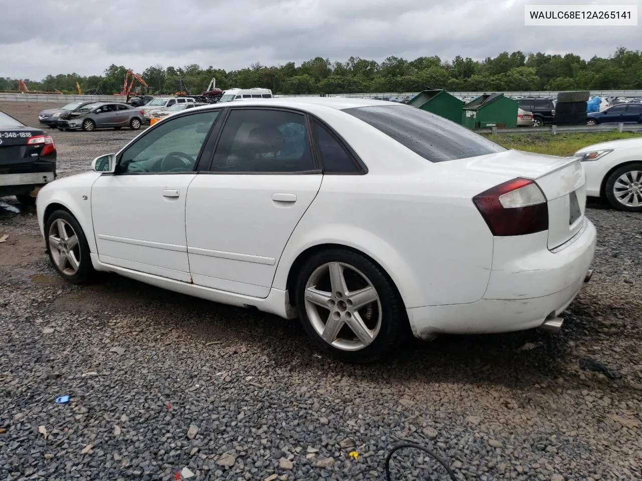 2002 Audi A4 1.8T Quattro VIN: WAULC68E12A265141 Lot: 66495684