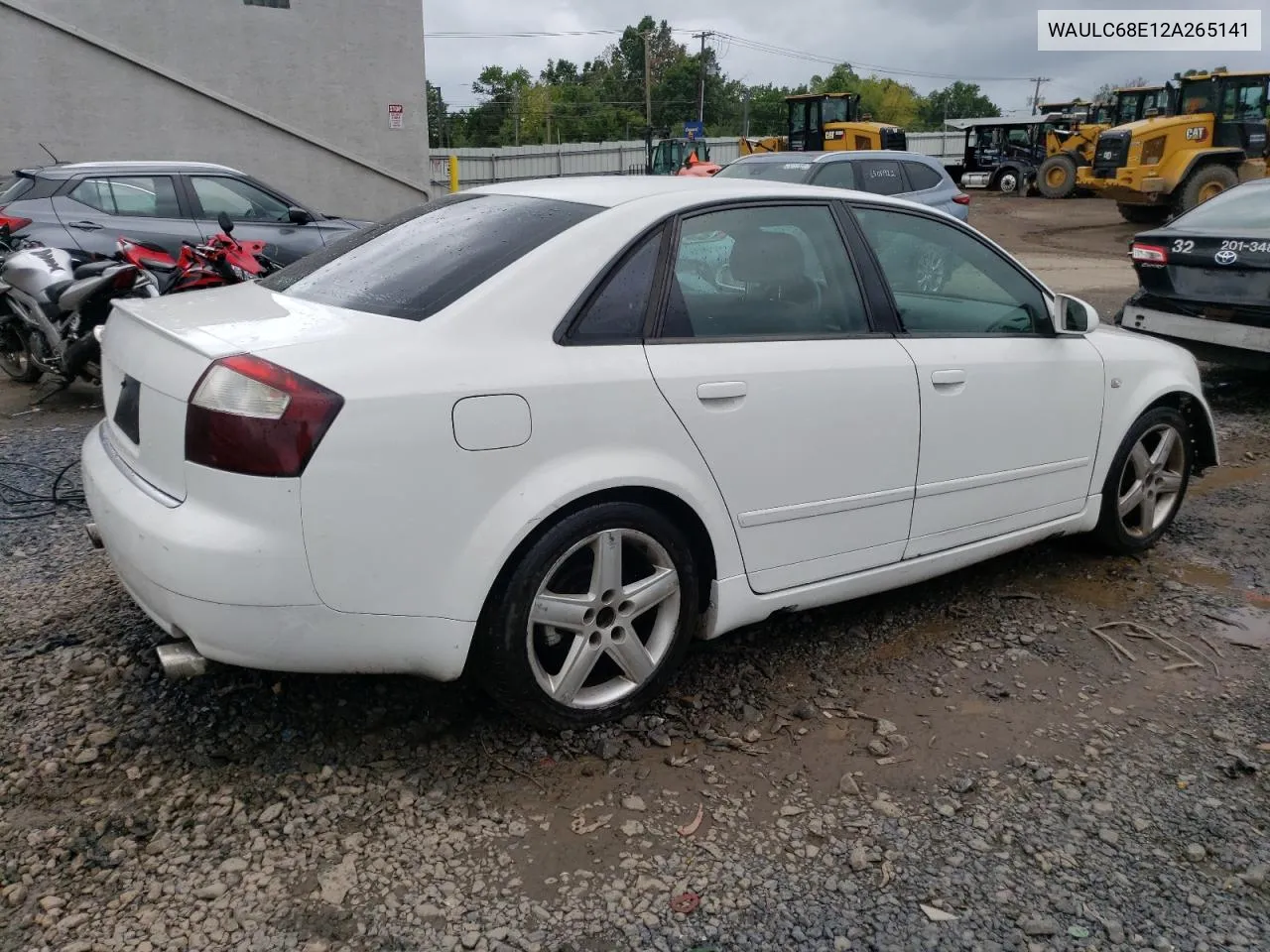 2002 Audi A4 1.8T Quattro VIN: WAULC68E12A265141 Lot: 66495684