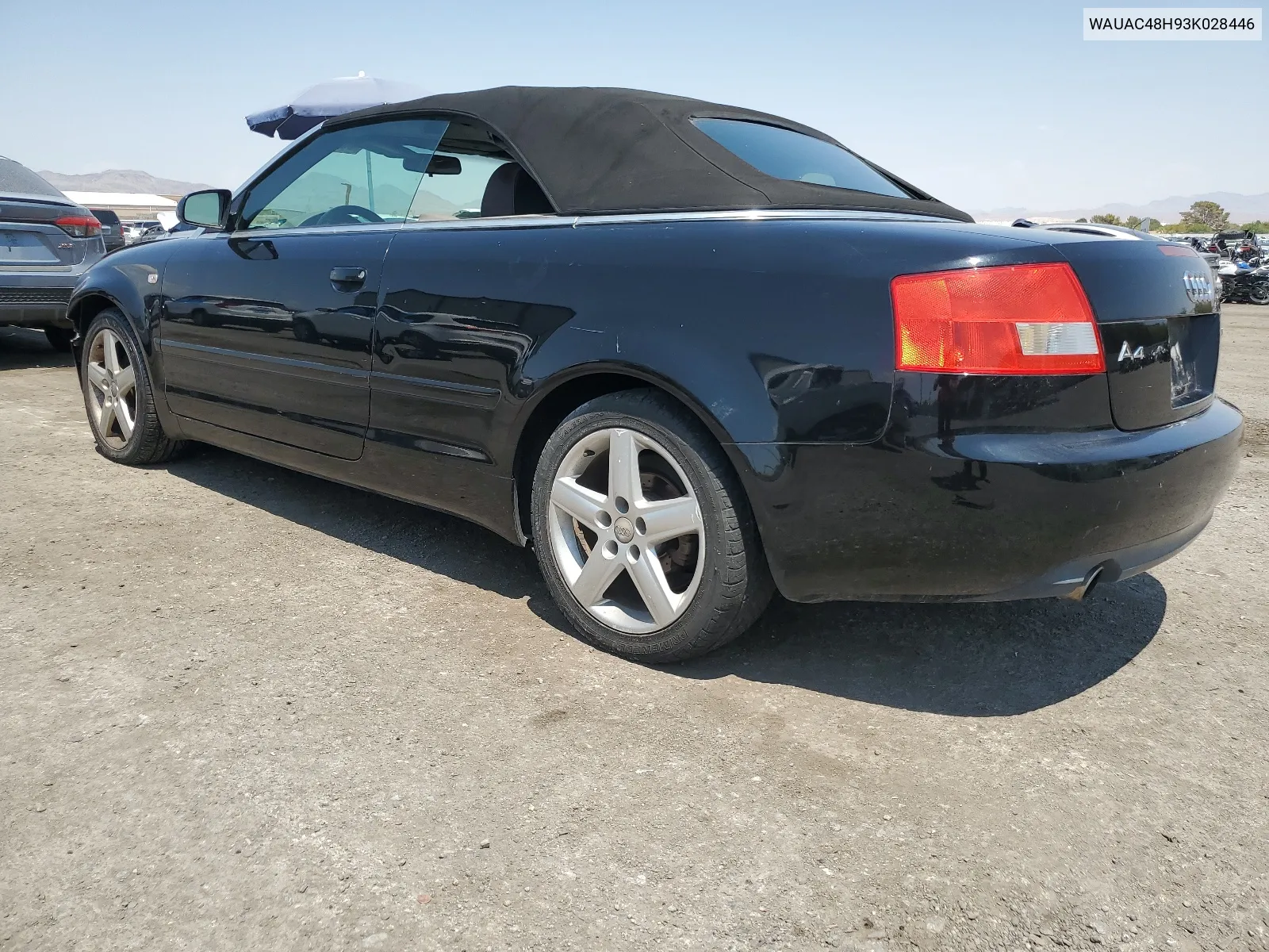 WAUAC48H93K028446 2003 Audi A4 1.8 Cabriolet