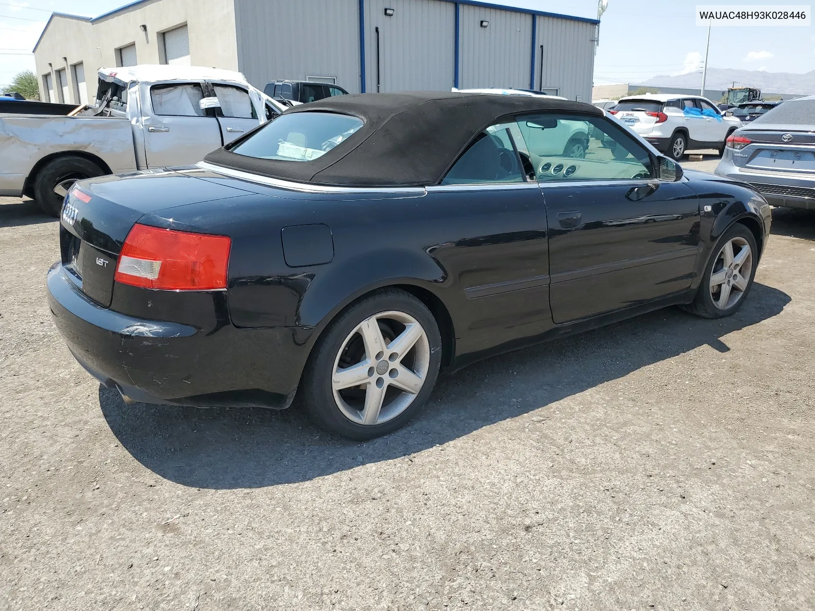 2003 Audi A4 1.8 Cabriolet VIN: WAUAC48H93K028446 Lot: 64902664