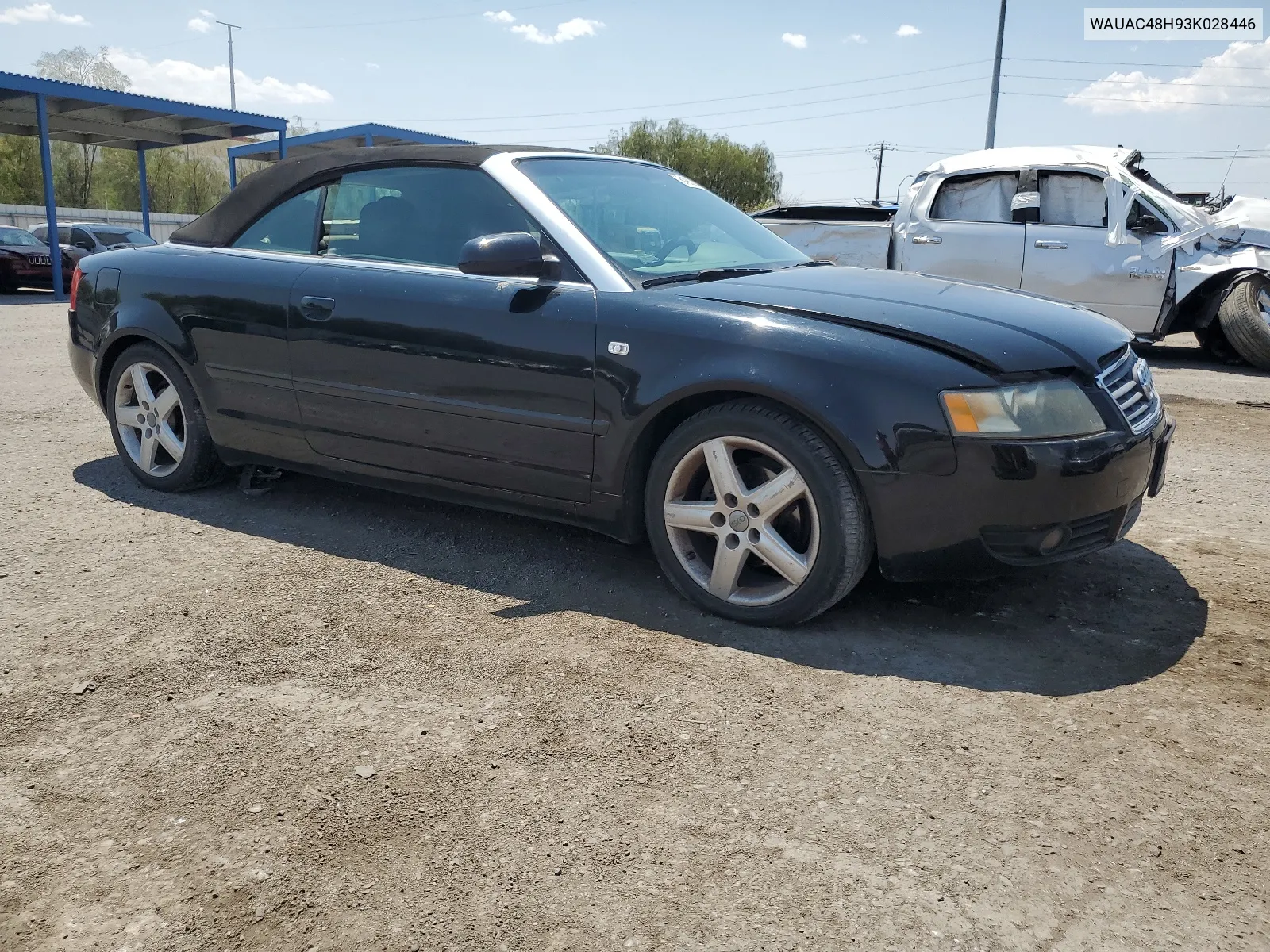 WAUAC48H93K028446 2003 Audi A4 1.8 Cabriolet