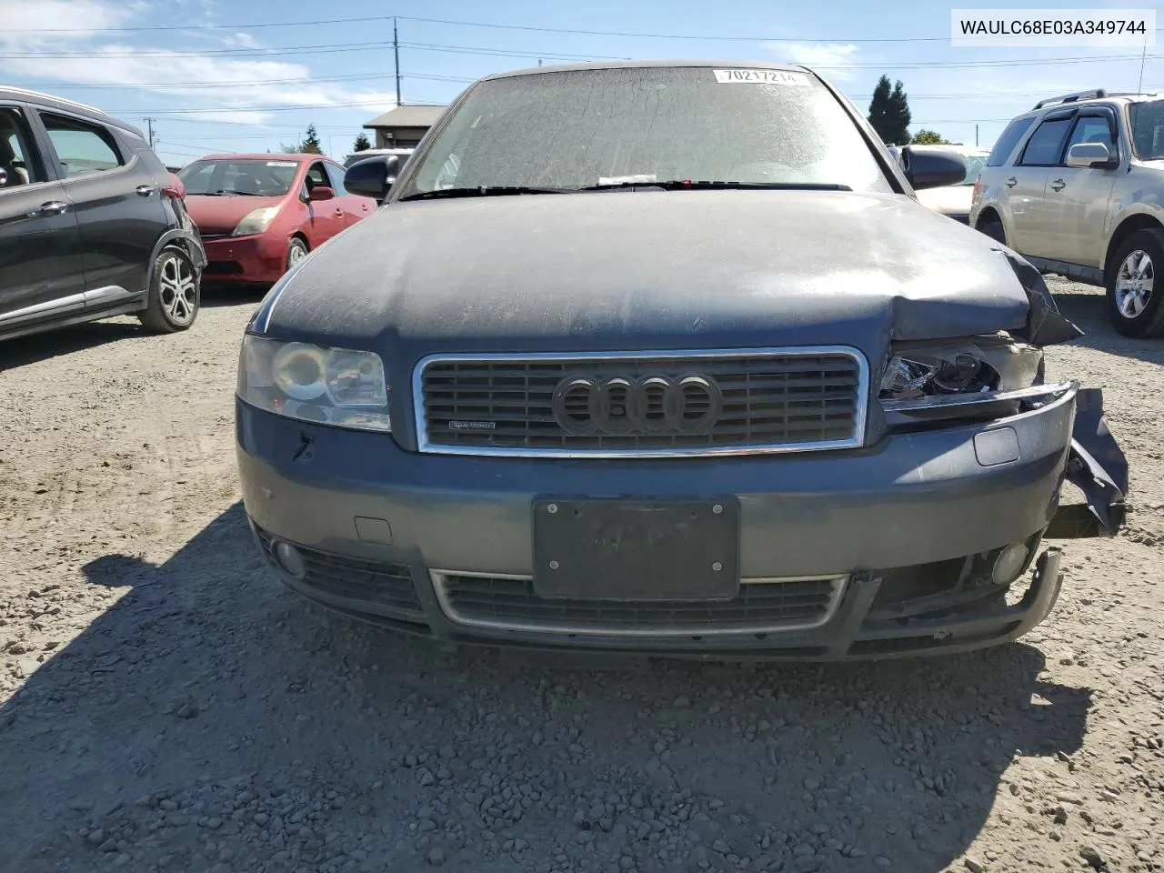 WAULC68E03A349744 2003 Audi A4 1.8T Quattro