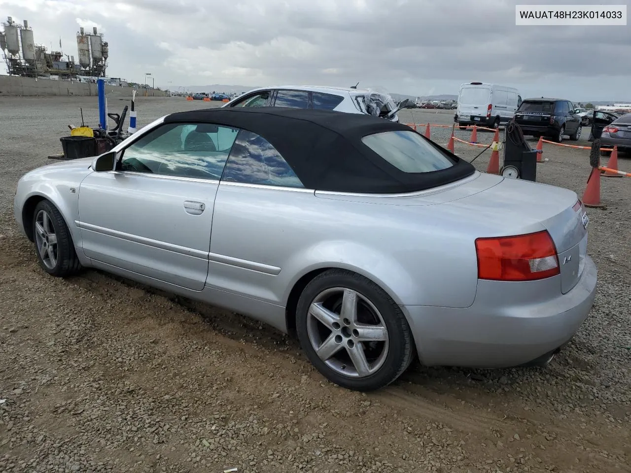 2003 Audi A4 3.0 Cabriolet VIN: WAUAT48H23K014033 Lot: 71458194