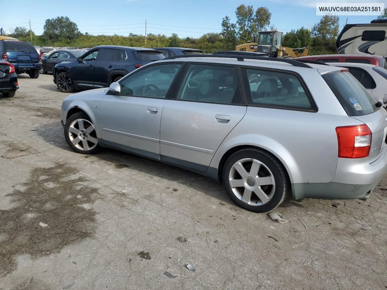 2003 Audi A4 1.8T Avant Quattro VIN: WAUVC68E03A251581 Lot: 71541394