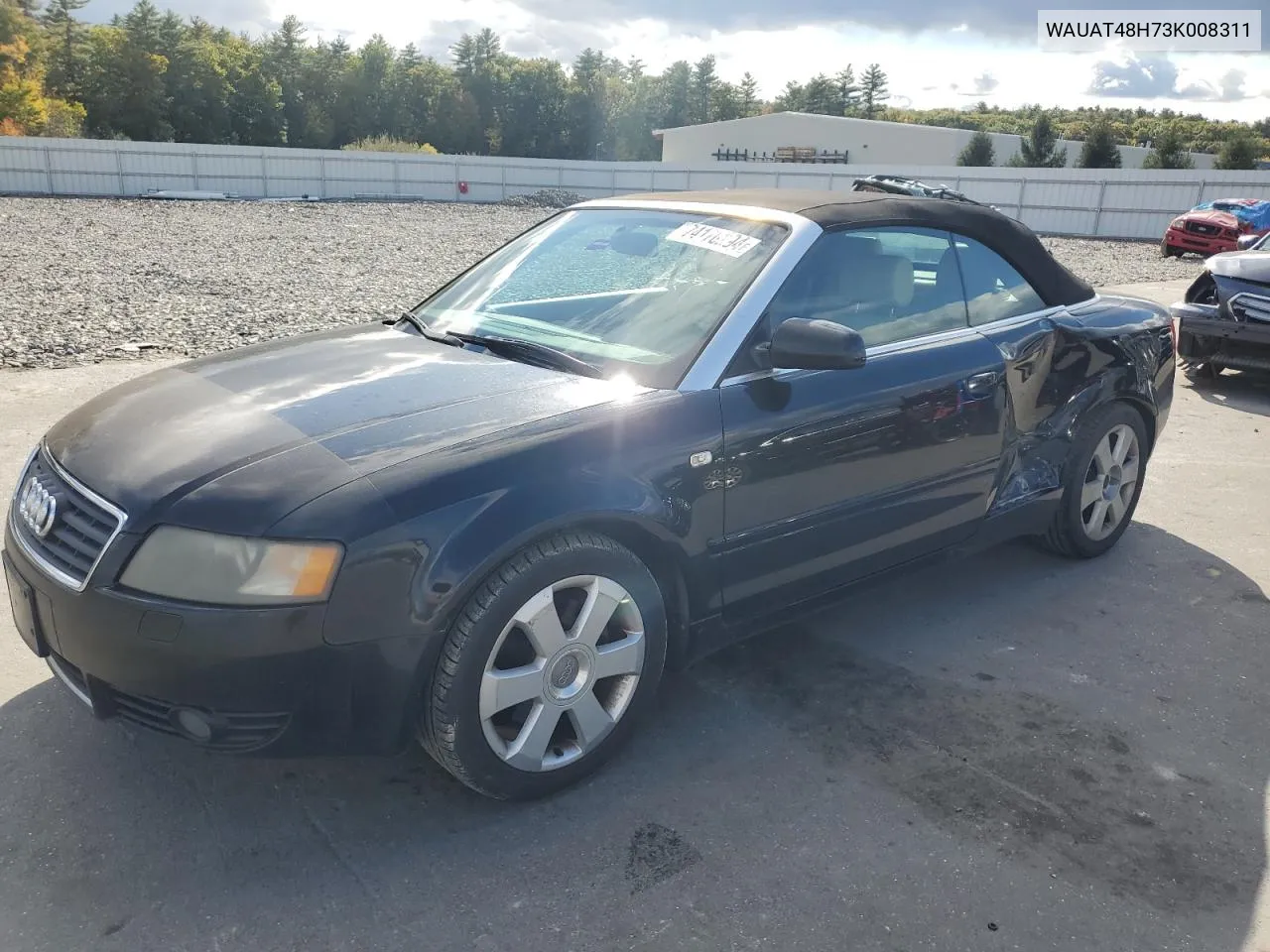 WAUAT48H73K008311 2003 Audi A4 3.0 Cabriolet