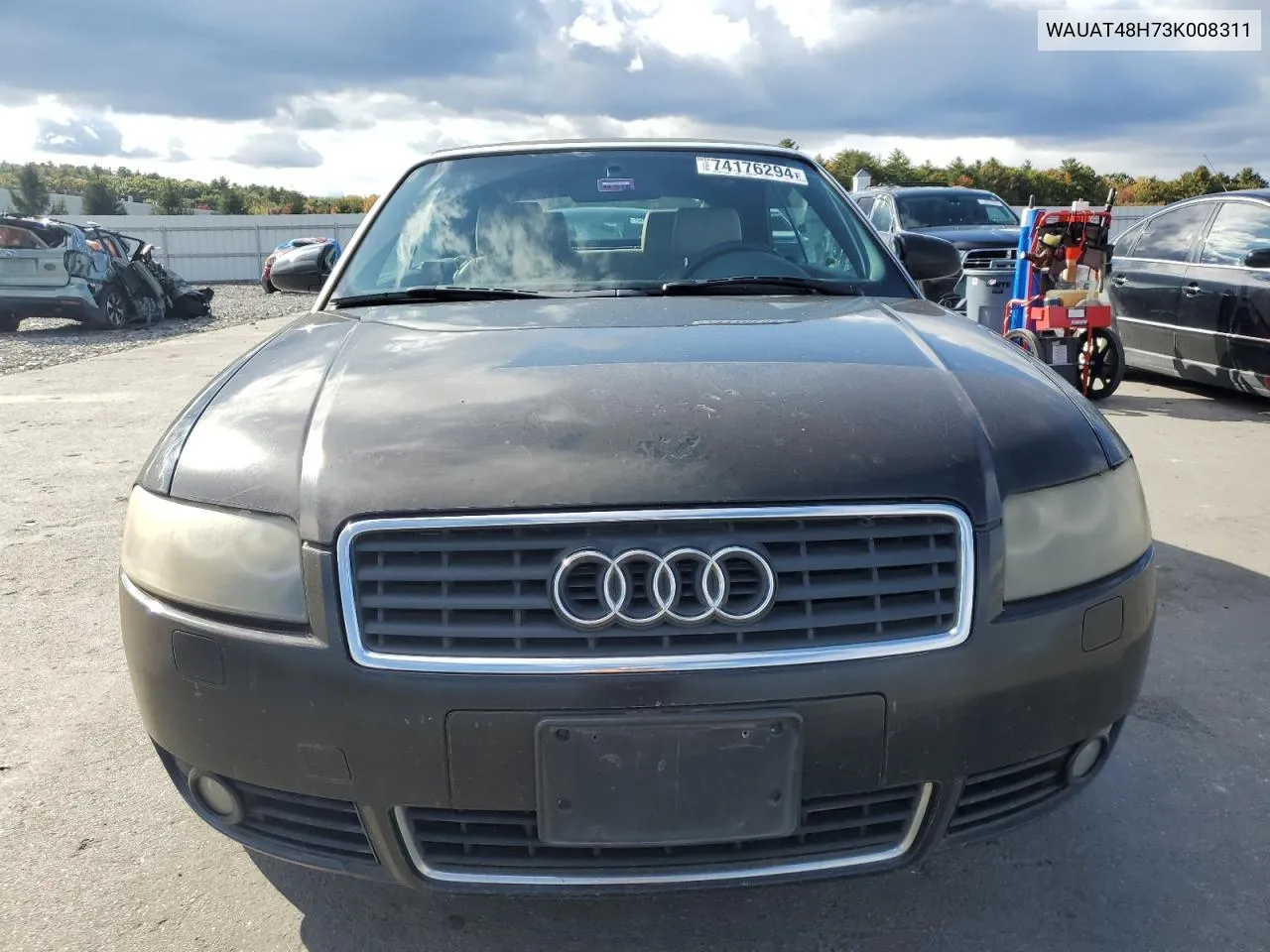 2003 Audi A4 3.0 Cabriolet VIN: WAUAT48H73K008311 Lot: 74176294