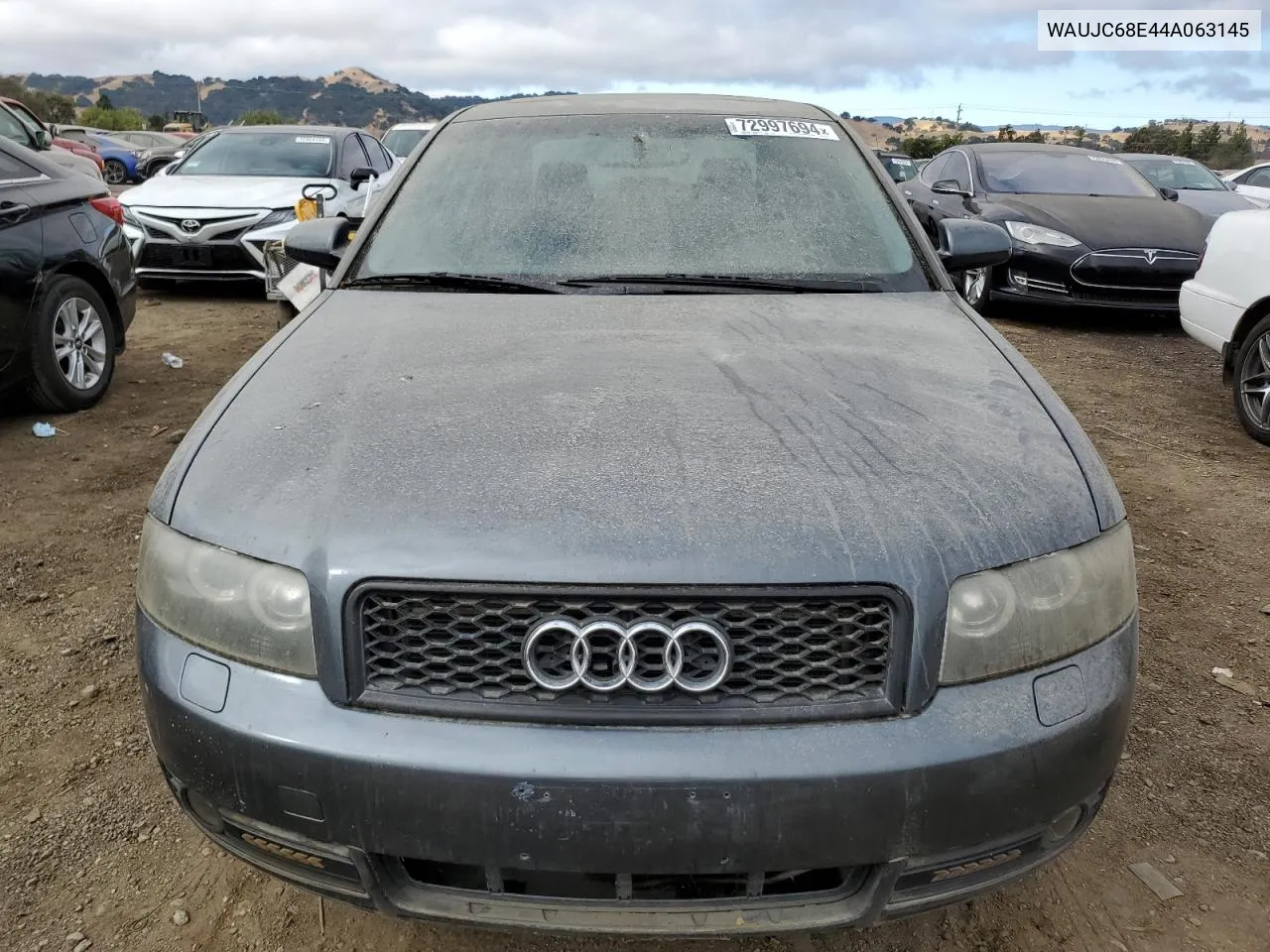 2004 Audi A4 1.8T VIN: WAUJC68E44A063145 Lot: 72997694