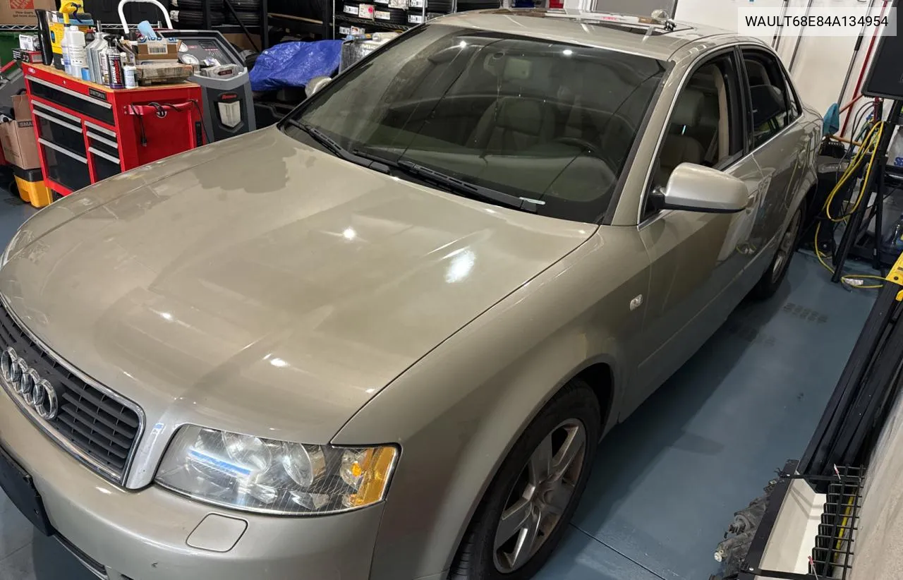 2004 Audi A4 3.0 Quattro VIN: WAULT68E84A134954 Lot: 73234824