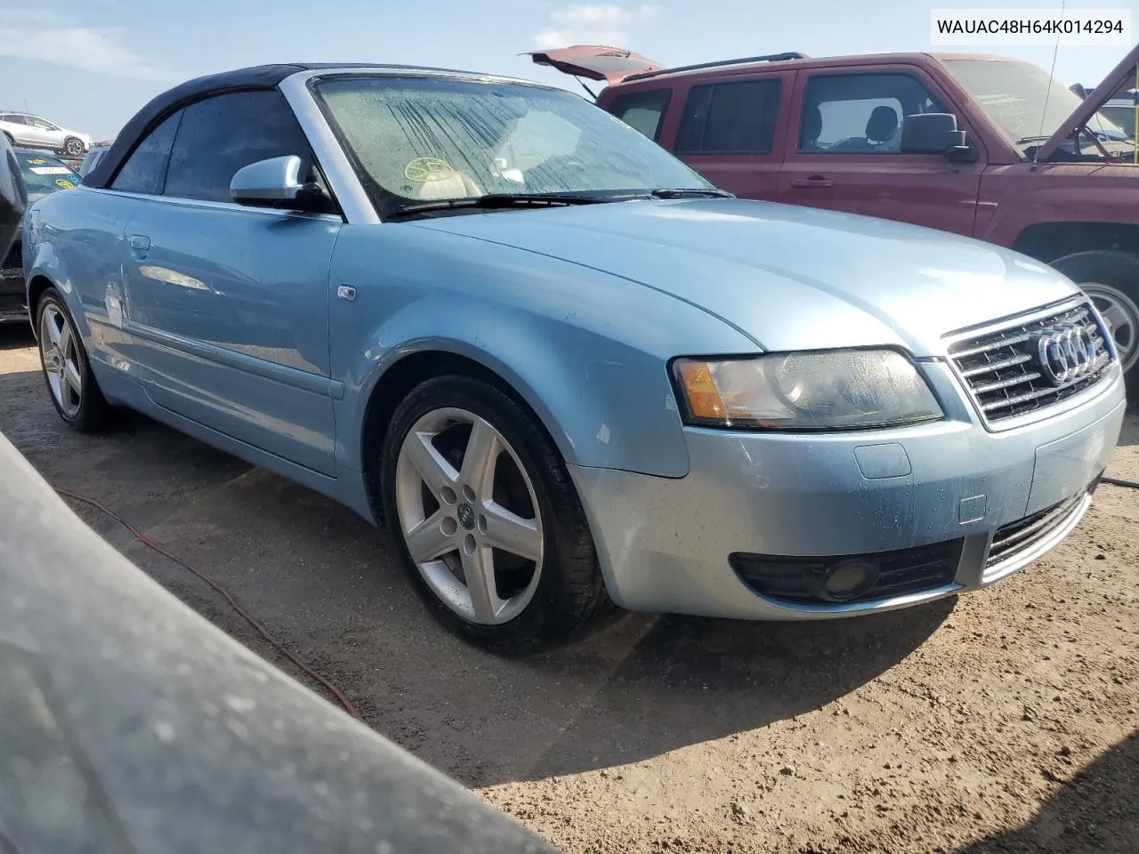 2004 Audi A4 1.8 Cabriolet VIN: WAUAC48H64K014294 Lot: 74530054