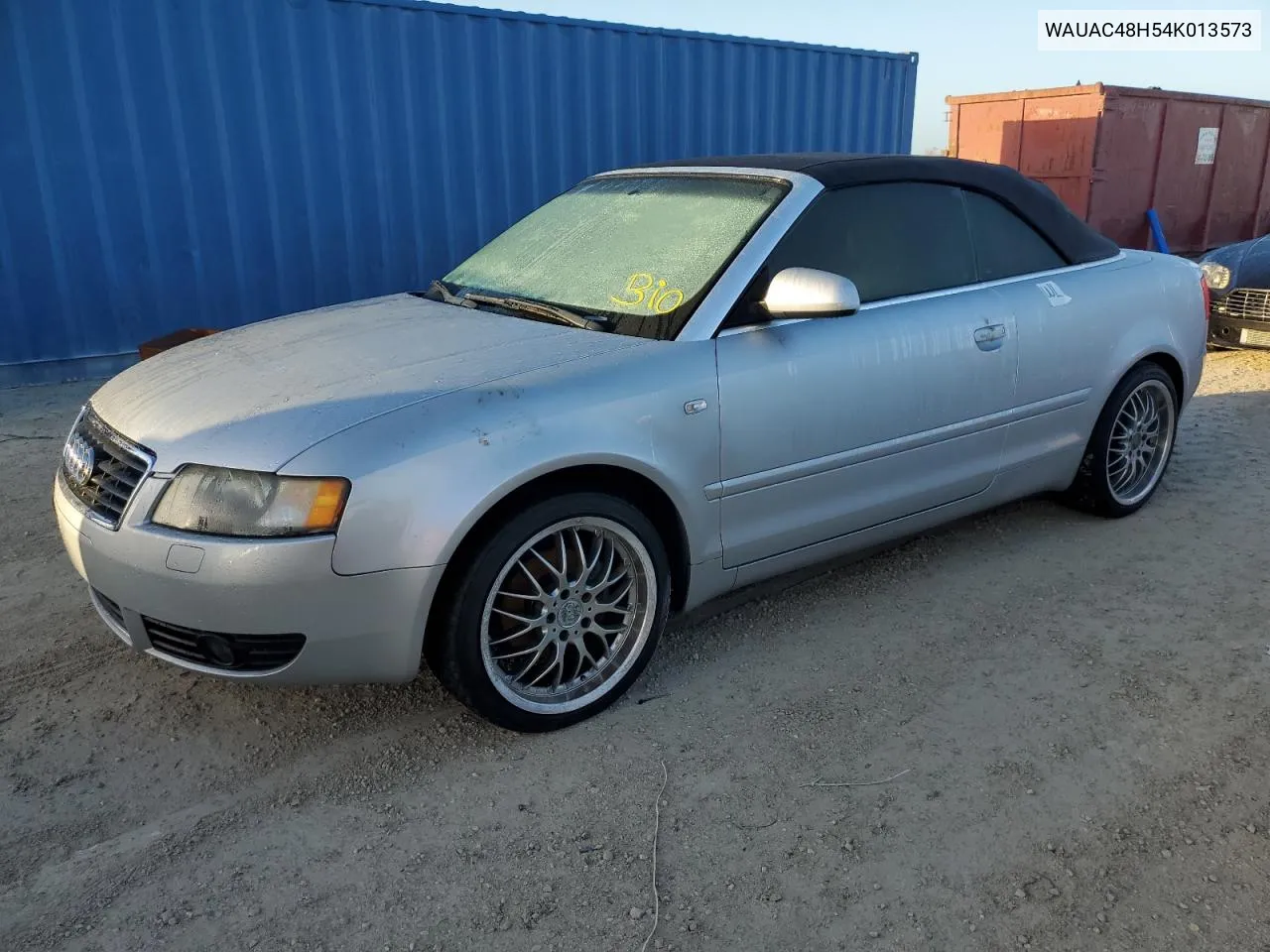 2004 Audi A4 1.8 Cabriolet VIN: WAUAC48H54K013573 Lot: 78820994