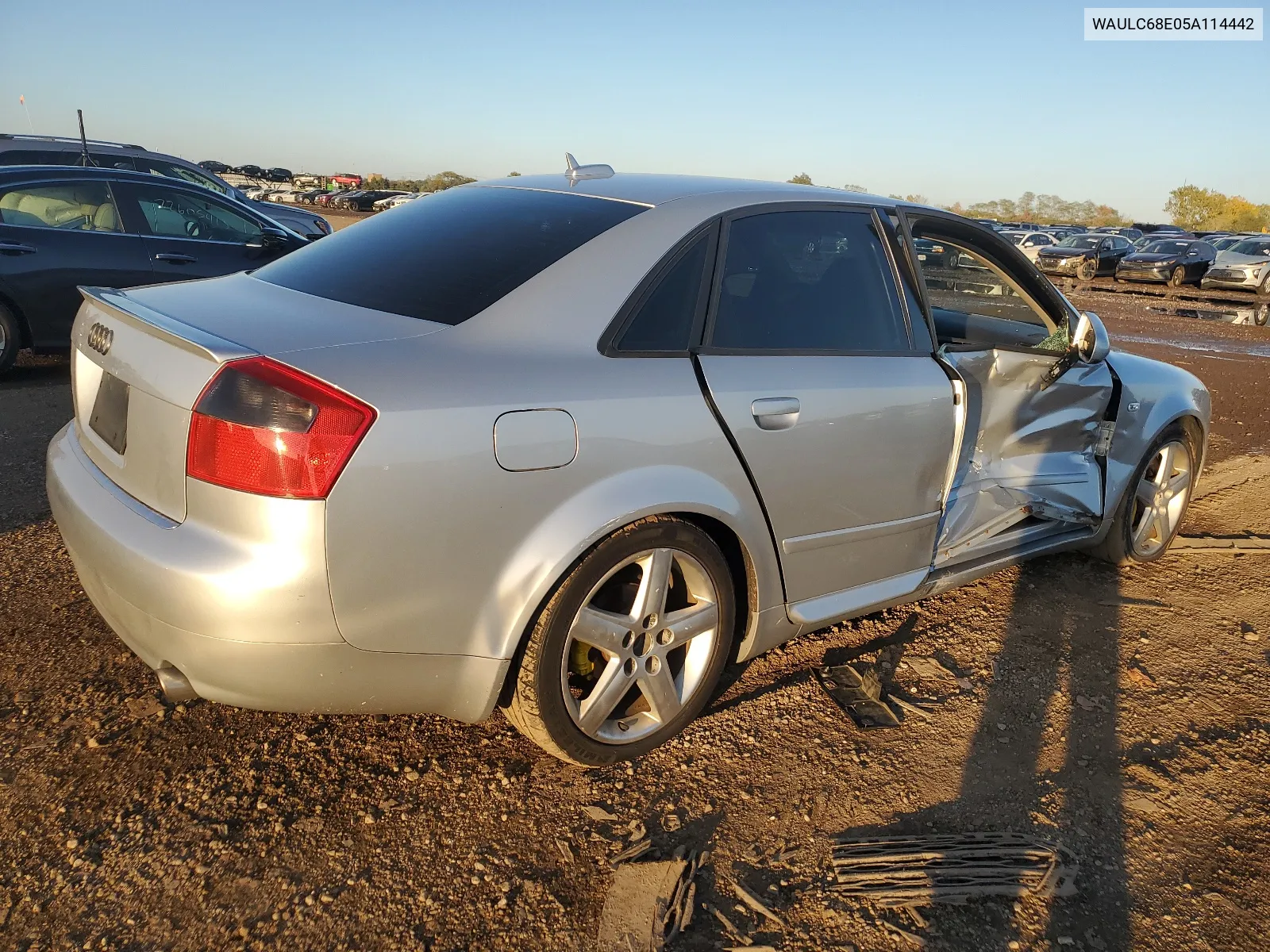 2005 Audi A4 1.8T Quattro VIN: WAULC68E05A114442 Lot: 48204674