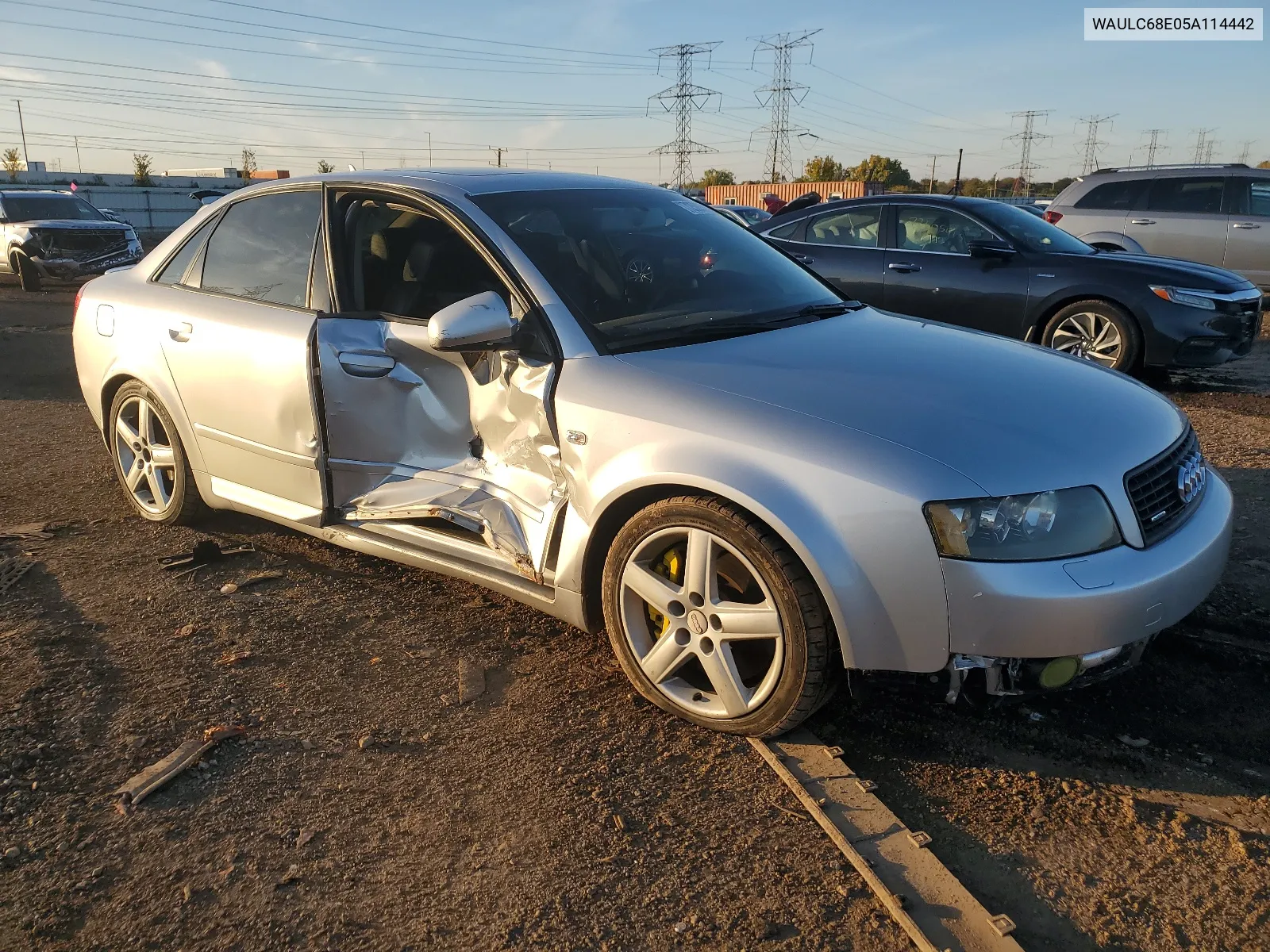 2005 Audi A4 1.8T Quattro VIN: WAULC68E05A114442 Lot: 48204674