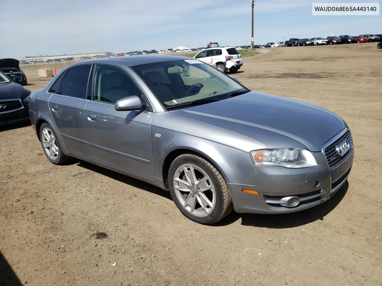 2005 Audi A4 3.2 Quattro VIN: WAUDG68E65A443140 Lot: 54125784