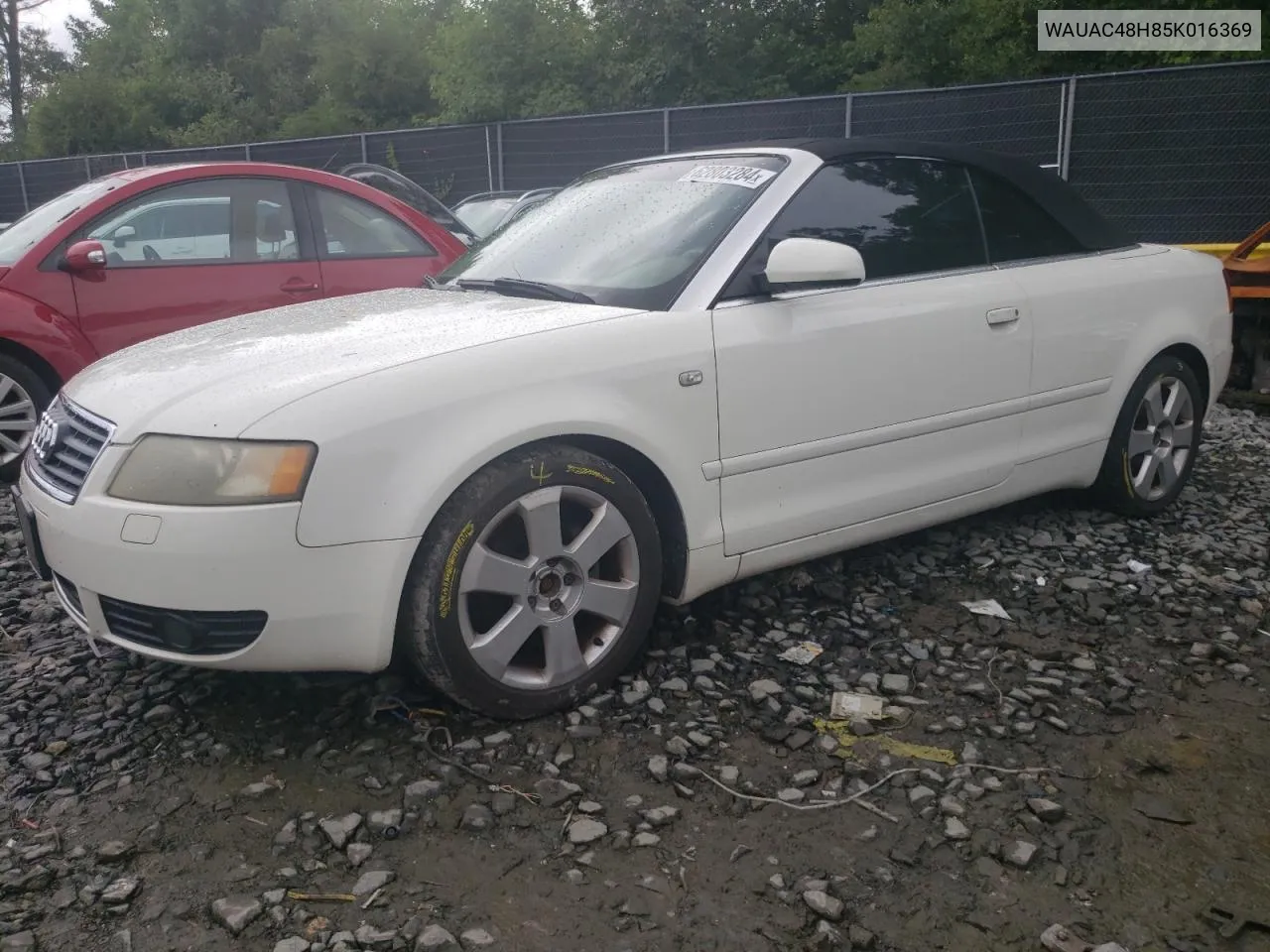 2005 Audi A4 1.8 Cabriolet VIN: WAUAC48H85K016369 Lot: 62803284