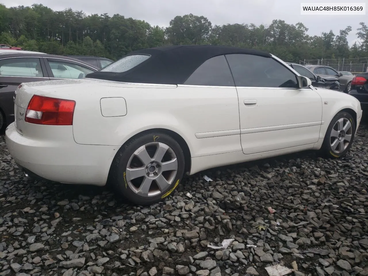 2005 Audi A4 1.8 Cabriolet VIN: WAUAC48H85K016369 Lot: 62803284