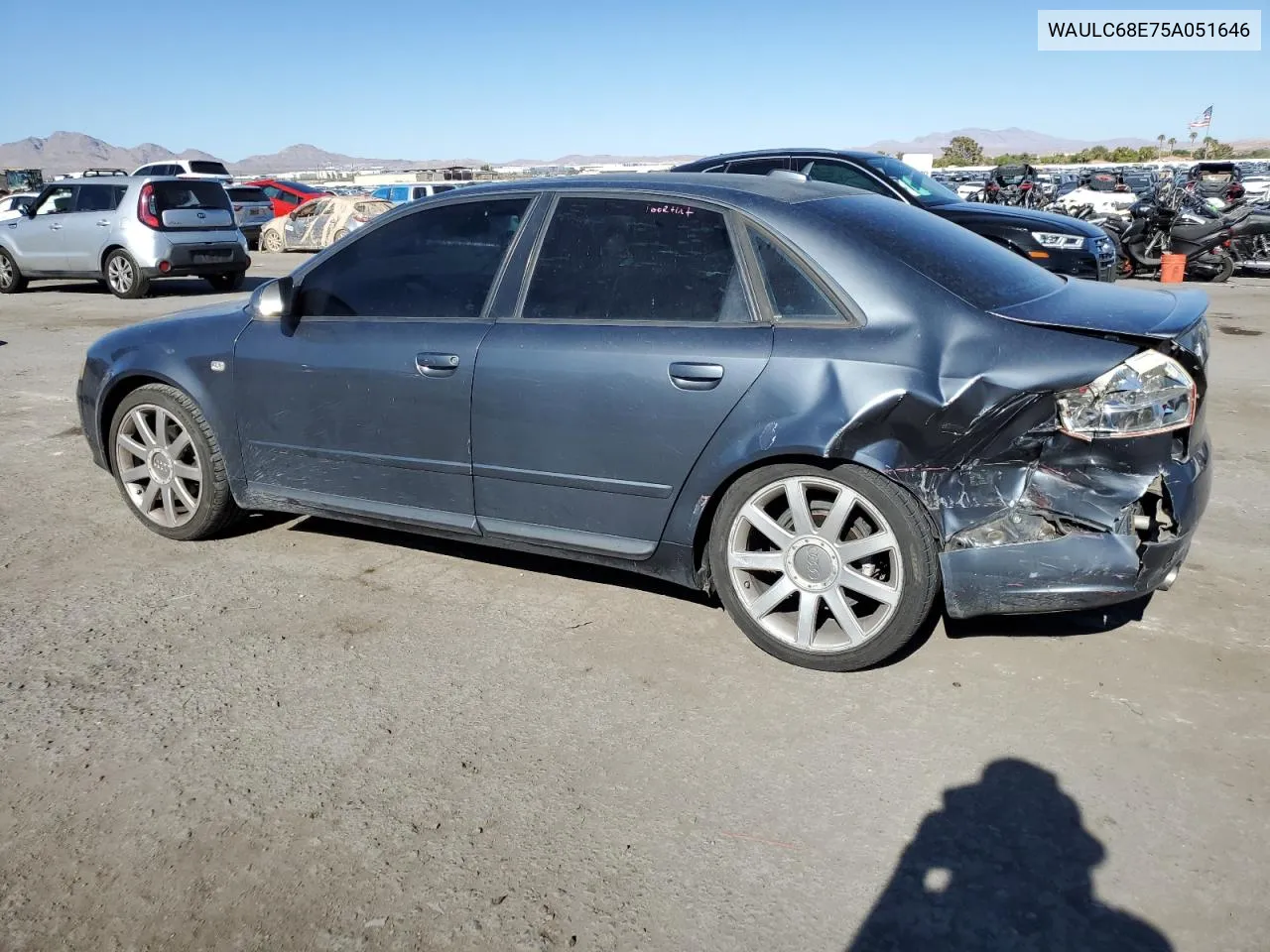 2005 Audi A4 1.8T Quattro VIN: WAULC68E75A051646 Lot: 67206964