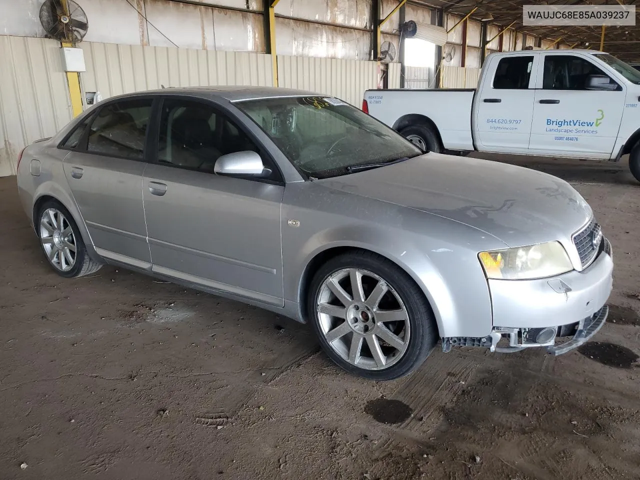 2005 Audi A4 1.8T VIN: WAUJC68E85A039237 Lot: 68288404