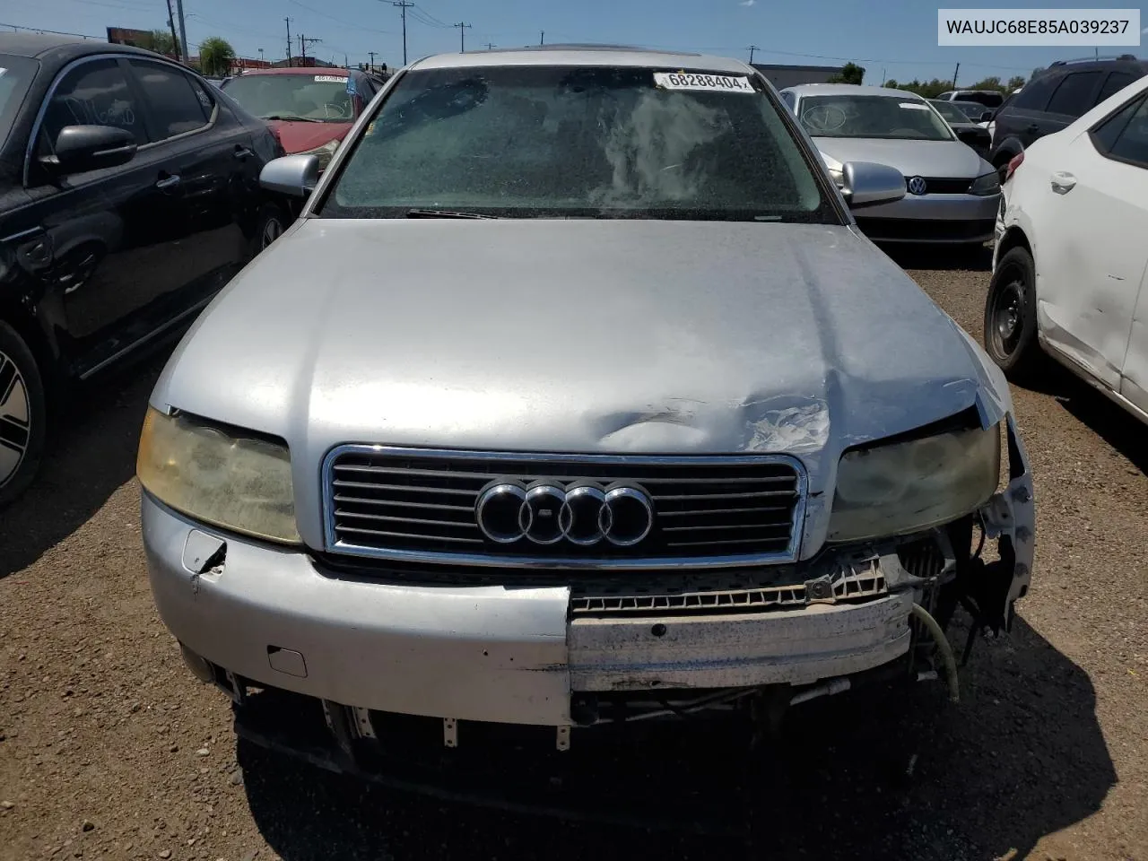 WAUJC68E85A039237 2005 Audi A4 1.8T