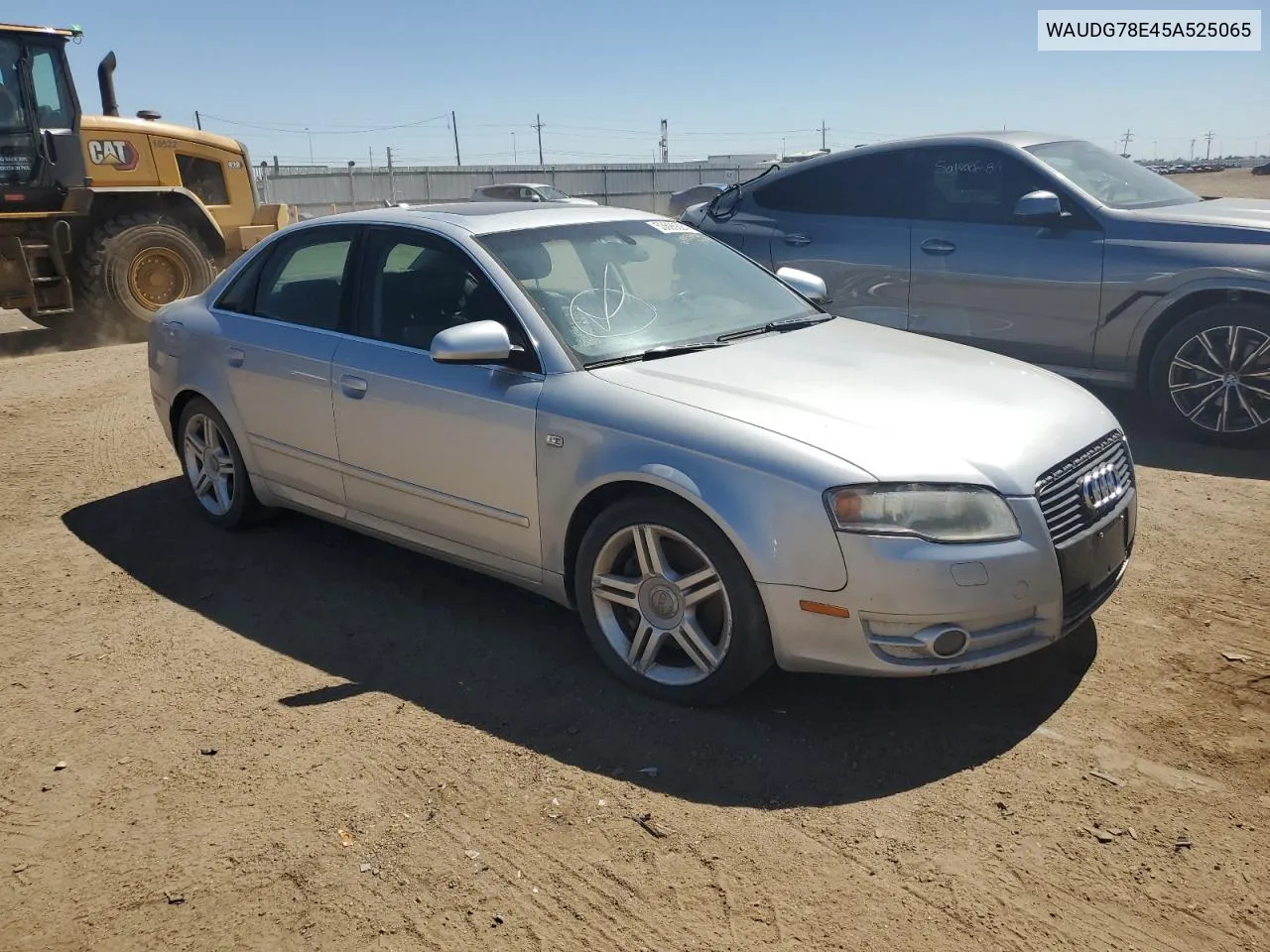 2005 Audi A4 3.2 Quattro VIN: WAUDG78E45A525065 Lot: 69437504