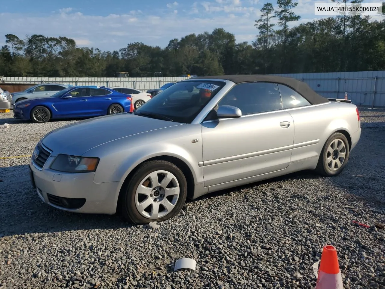 2005 Audi A4 3.0 Cabriolet VIN: WAUAT48H55K006821 Lot: 71610994