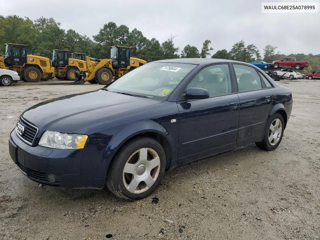 2005 Audi A4 1.8T Quattro VIN: WAULC68E25A078995 Lot: 71750644