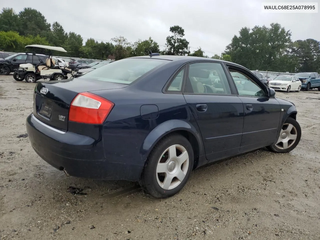 2005 Audi A4 1.8T Quattro VIN: WAULC68E25A078995 Lot: 71750644