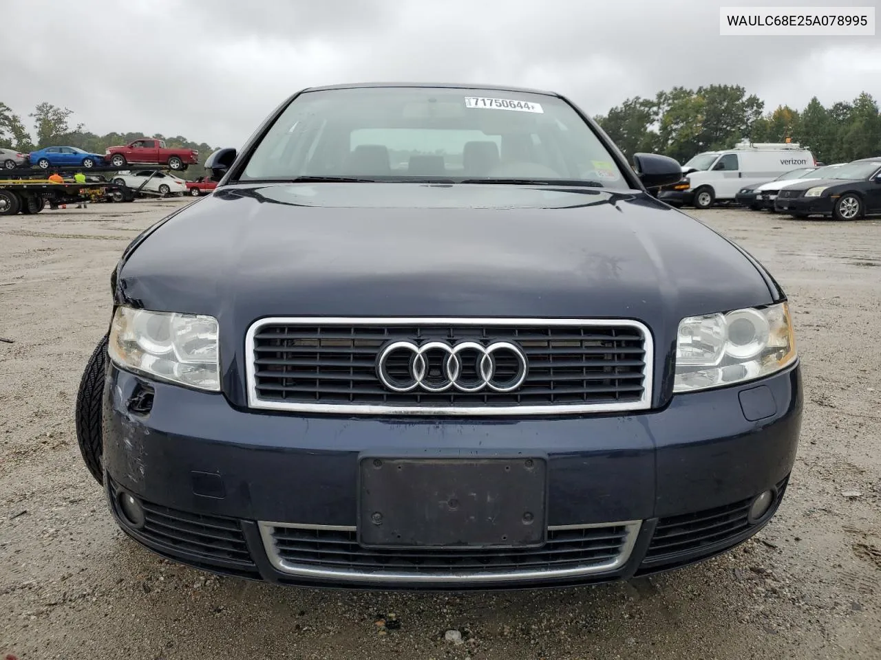 WAULC68E25A078995 2005 Audi A4 1.8T Quattro