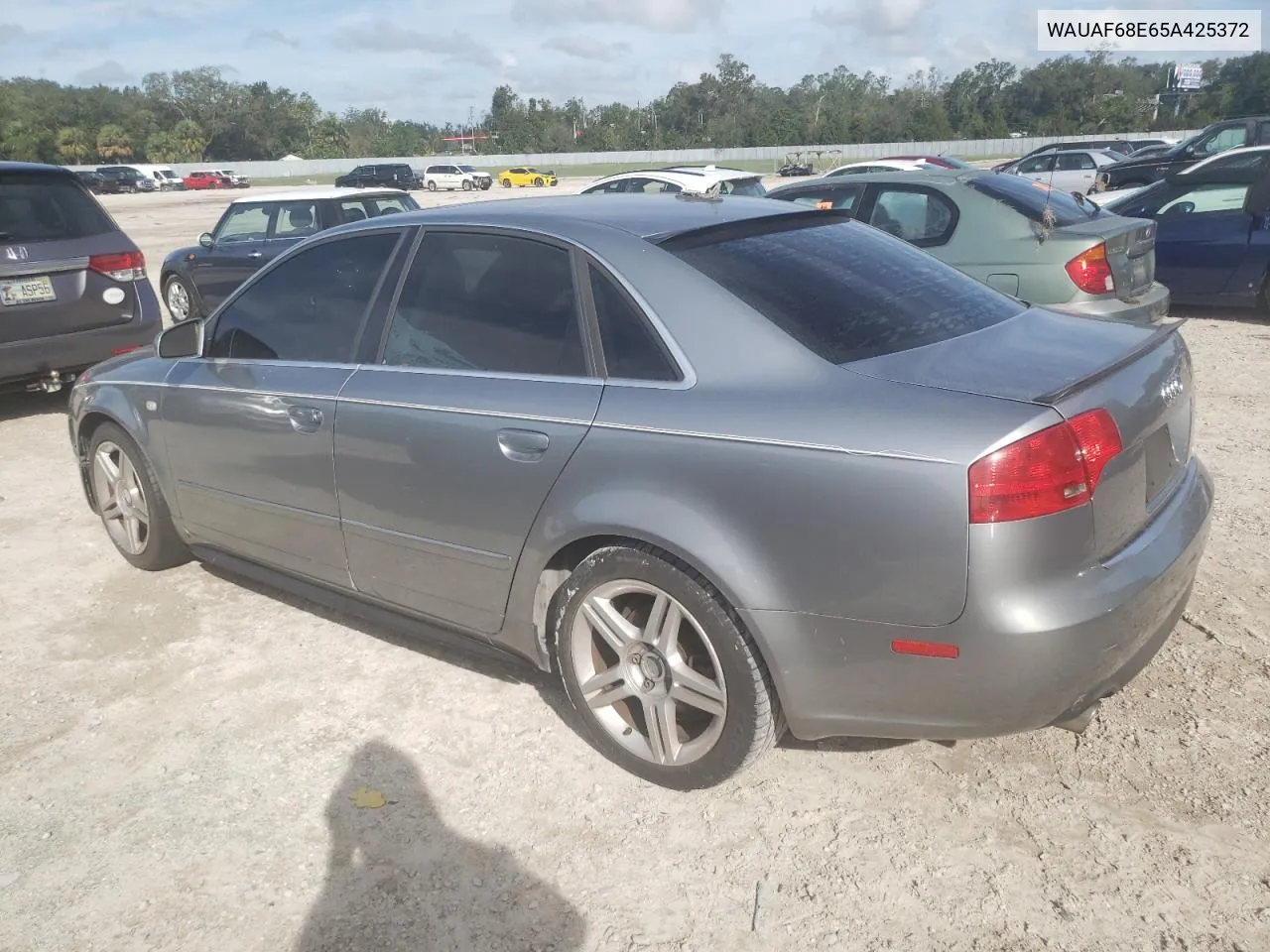 2005 Audi A4 2.0T VIN: WAUAF68E65A425372 Lot: 79602224