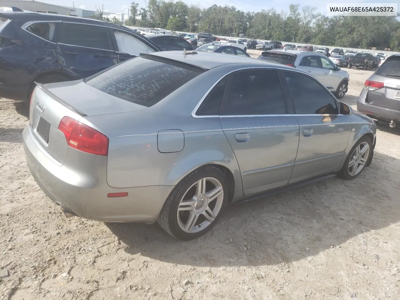 2005 Audi A4 2.0T VIN: WAUAF68E65A425372 Lot: 79602224