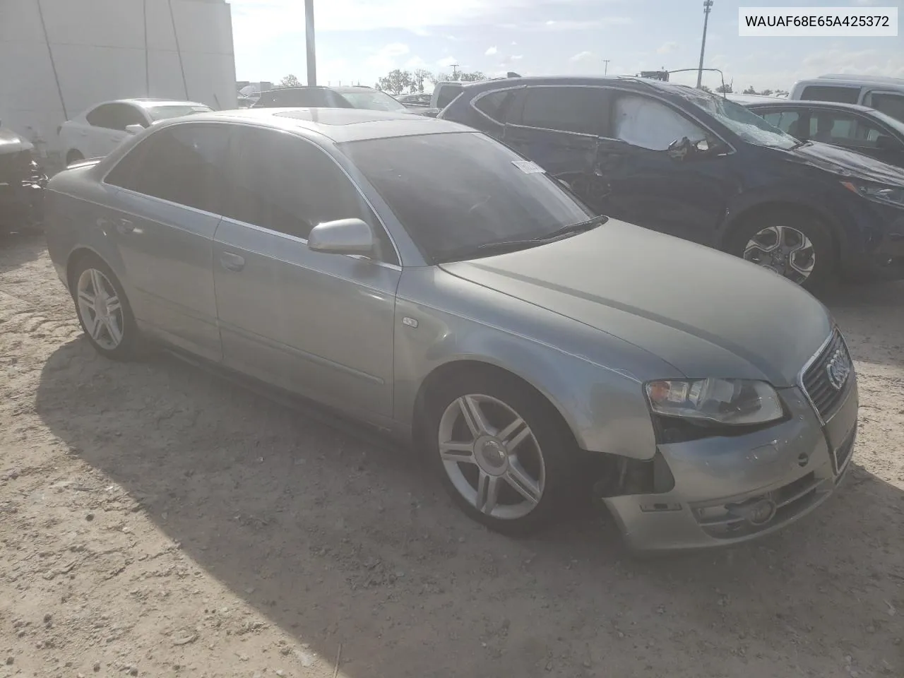 2005 Audi A4 2.0T VIN: WAUAF68E65A425372 Lot: 79602224