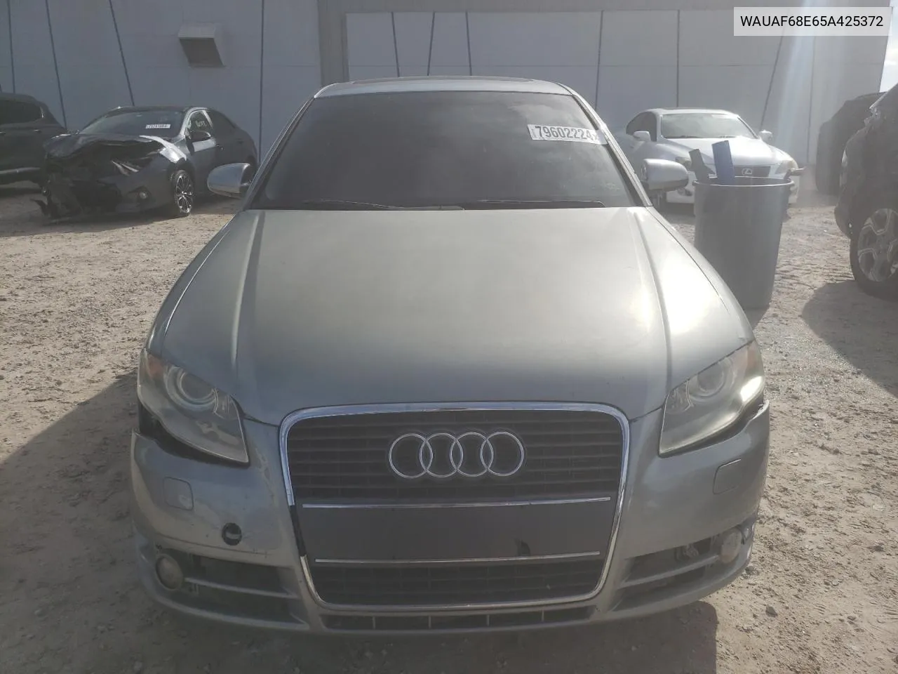 2005 Audi A4 2.0T VIN: WAUAF68E65A425372 Lot: 79602224