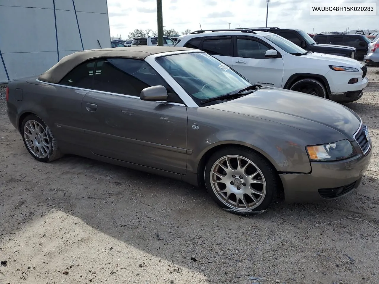 2005 Audi A4 S-Line 1.8 Turbo VIN: WAUBC48H15K020283 Lot: 79738554