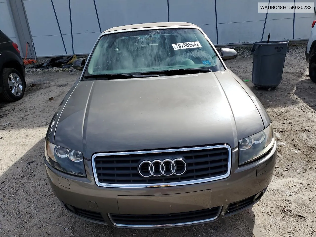 2005 Audi A4 S-Line 1.8 Turbo VIN: WAUBC48H15K020283 Lot: 79738554