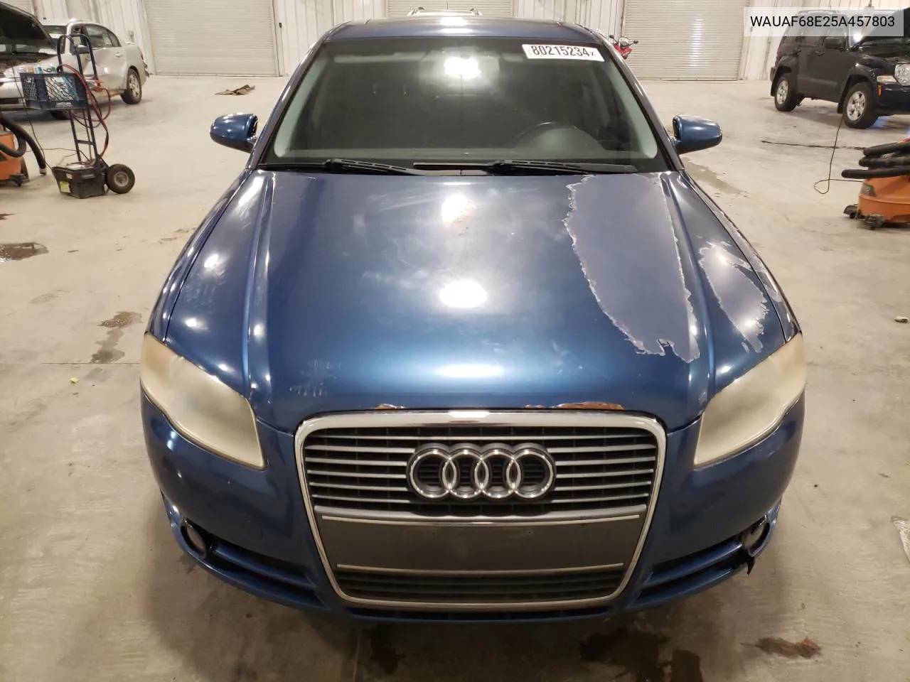 2005 Audi A4 2.0T VIN: WAUAF68E25A457803 Lot: 80215234