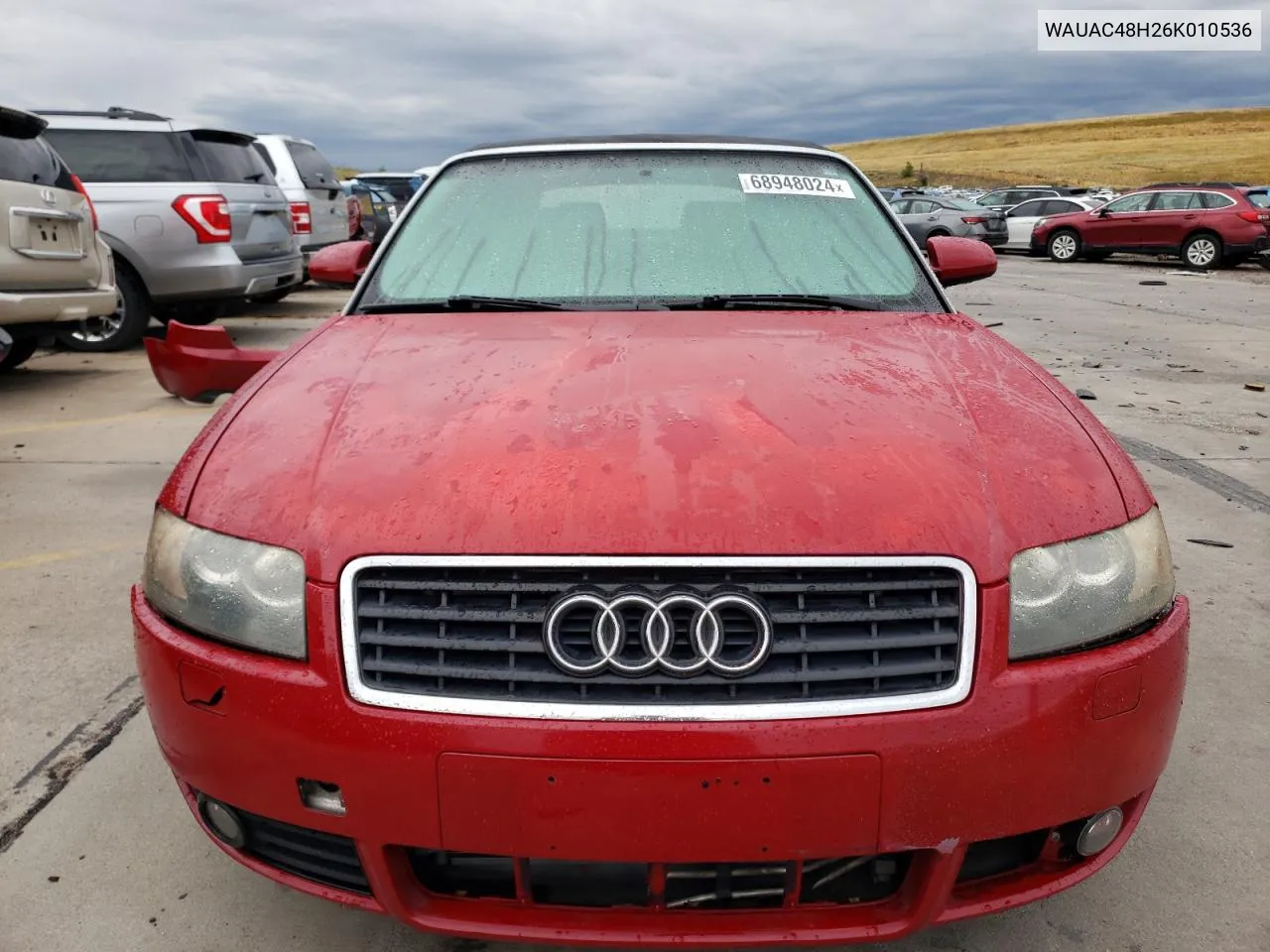 2006 Audi A4 1.8 Cabriolet VIN: WAUAC48H26K010536 Lot: 68948024