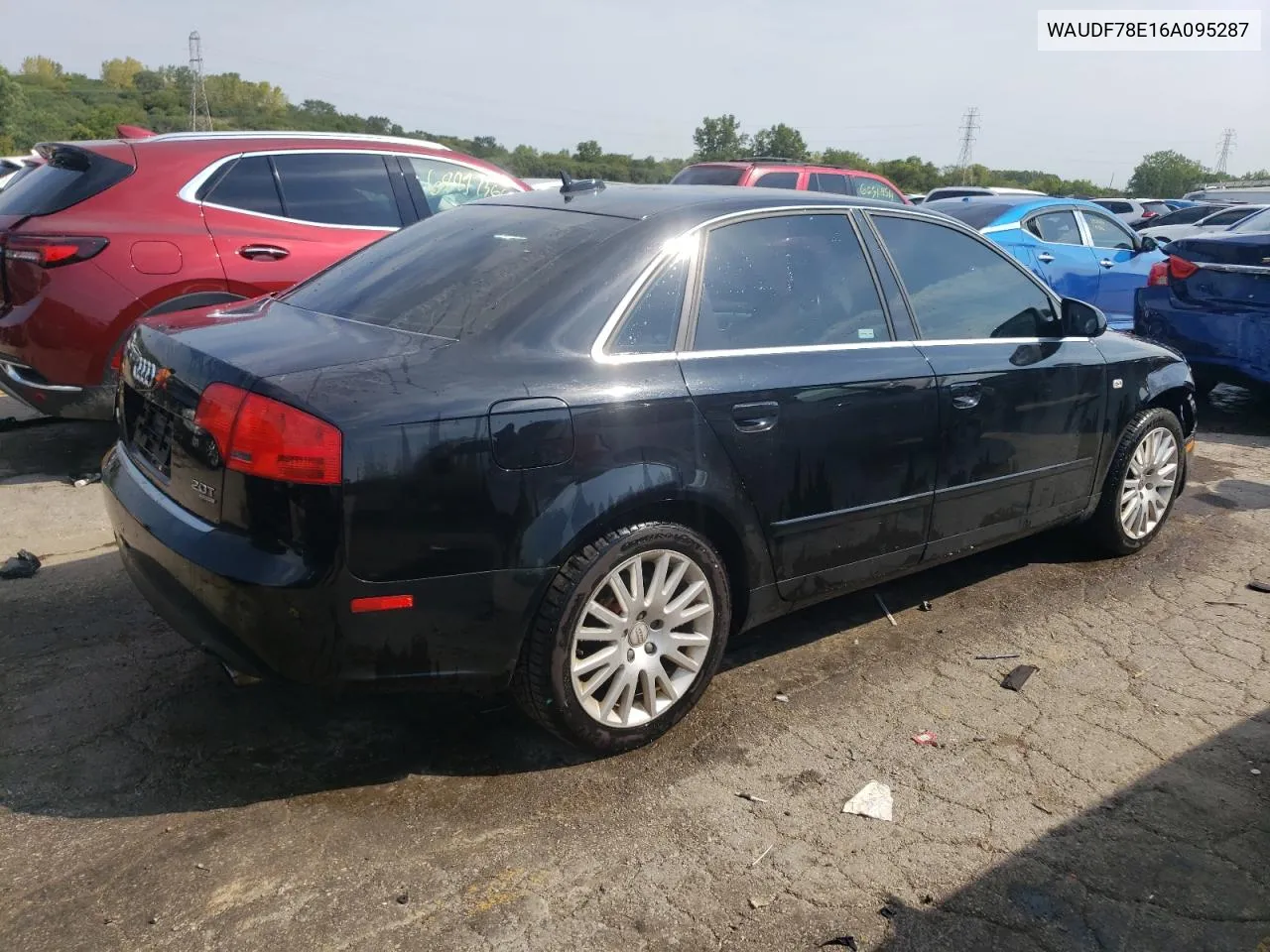 2006 Audi A4 2.0T Quattro VIN: WAUDF78E16A095287 Lot: 69079334