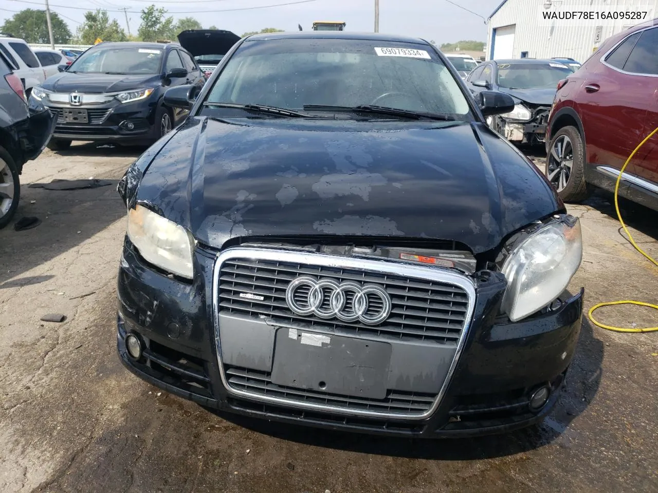 2006 Audi A4 2.0T Quattro VIN: WAUDF78E16A095287 Lot: 69079334