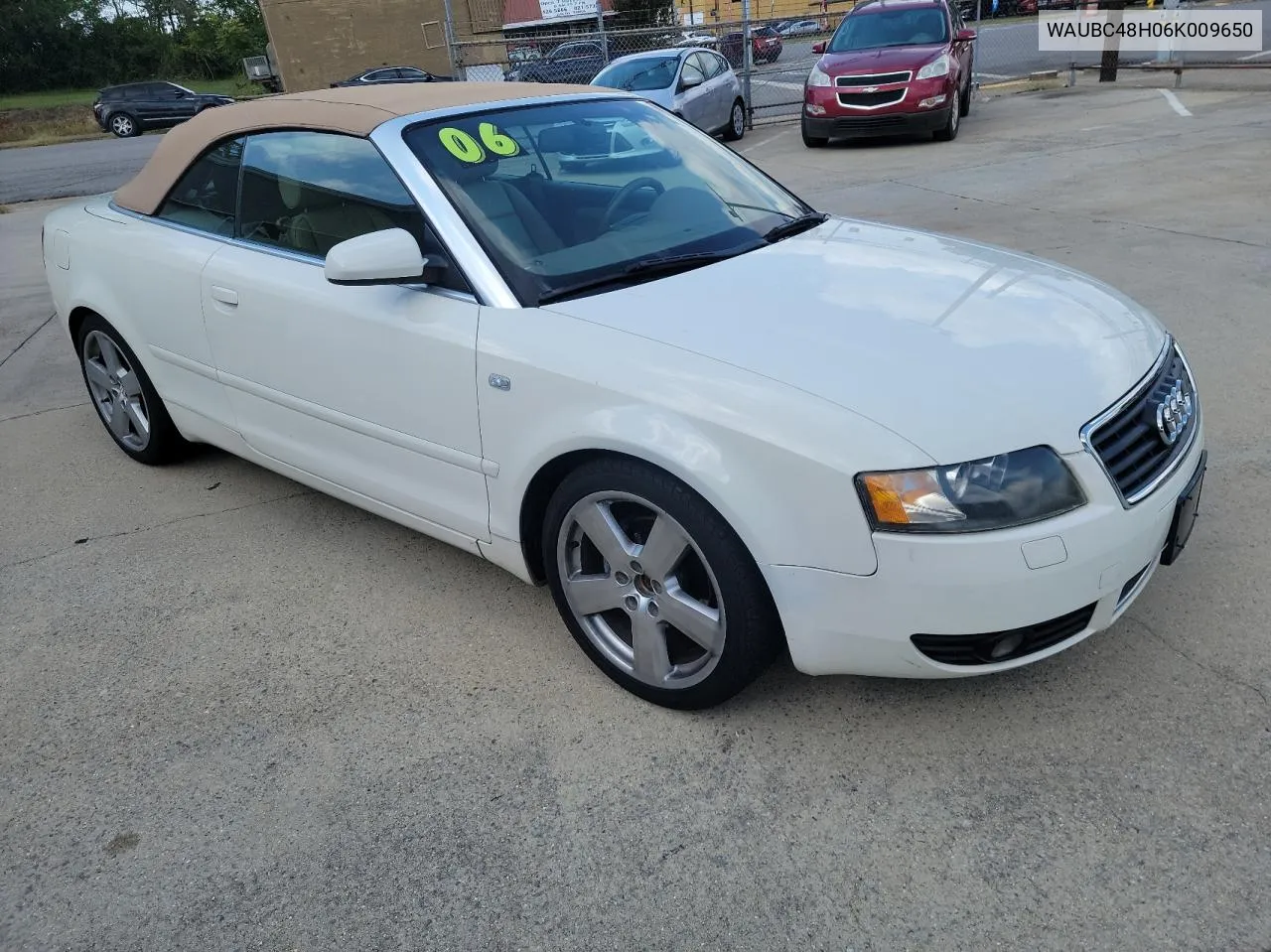 2006 Audi A4 S-Line 1.8 Turbo VIN: WAUBC48H06K009650 Lot: 70909994