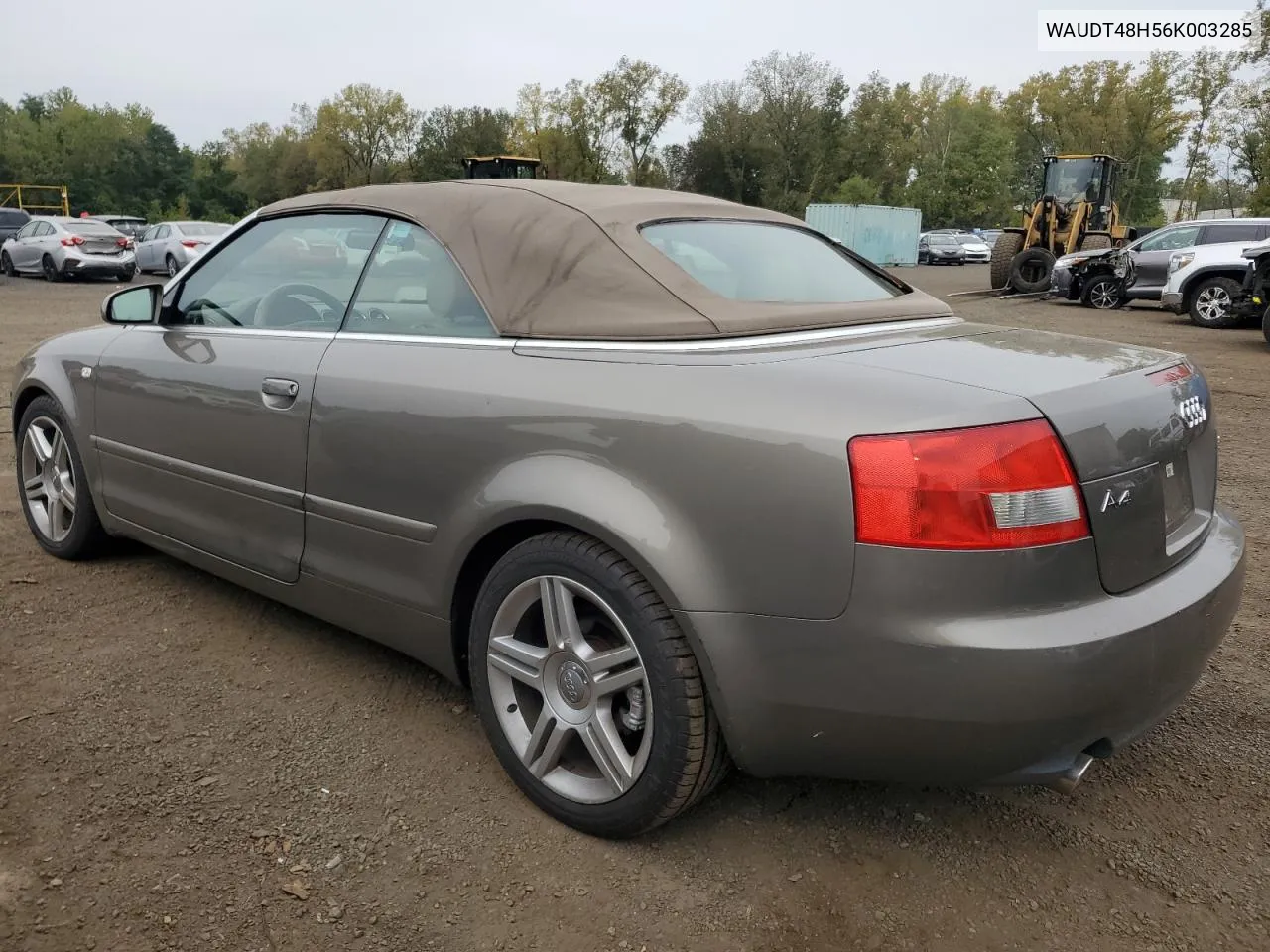 WAUDT48H56K003285 2006 Audi A4 Quattro