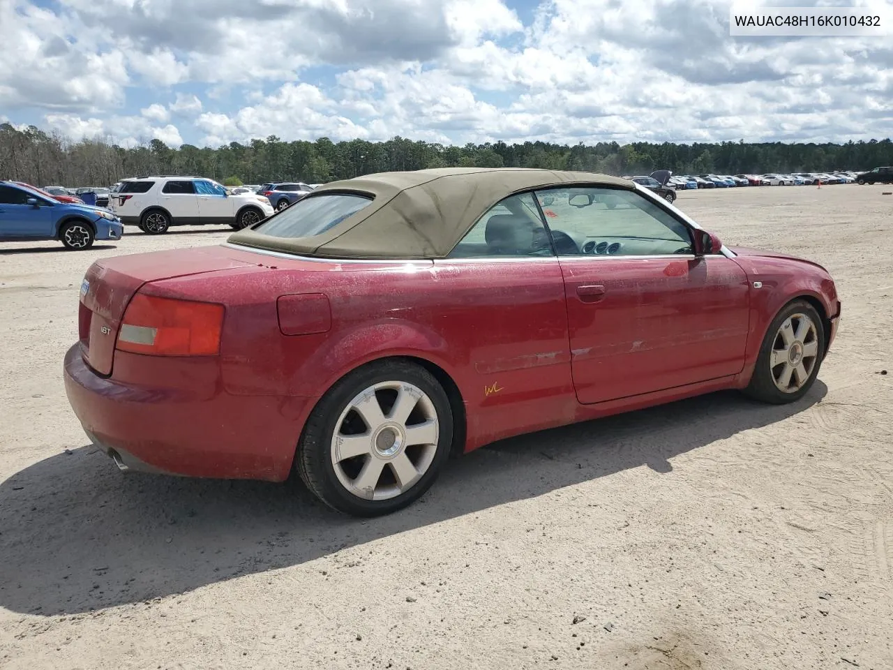 2006 Audi A4 1.8 Cabriolet VIN: WAUAC48H16K010432 Lot: 71865904