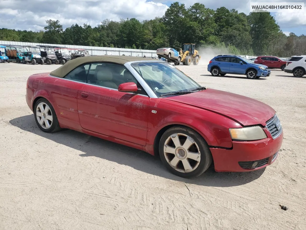 2006 Audi A4 1.8 Cabriolet VIN: WAUAC48H16K010432 Lot: 71865904