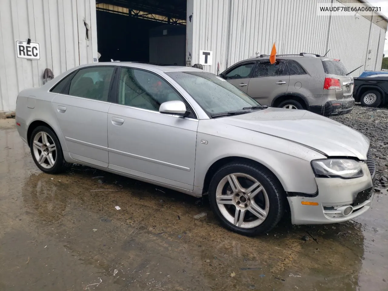 2006 Audi A4 2.0T Quattro VIN: WAUDF78E66A060731 Lot: 72002234